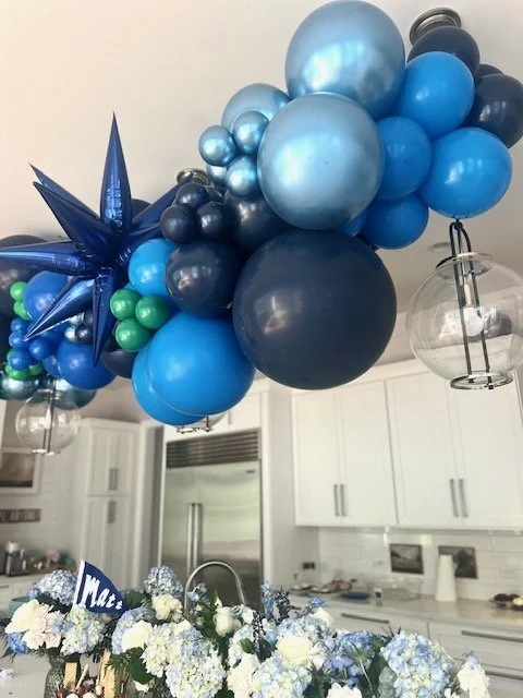 Chandelier balloons for a graduation party in Newtown PA