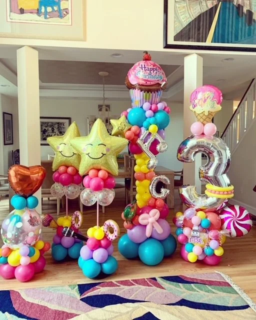 Custom birthday balloons for a kids birthday party in Lambertville NJ