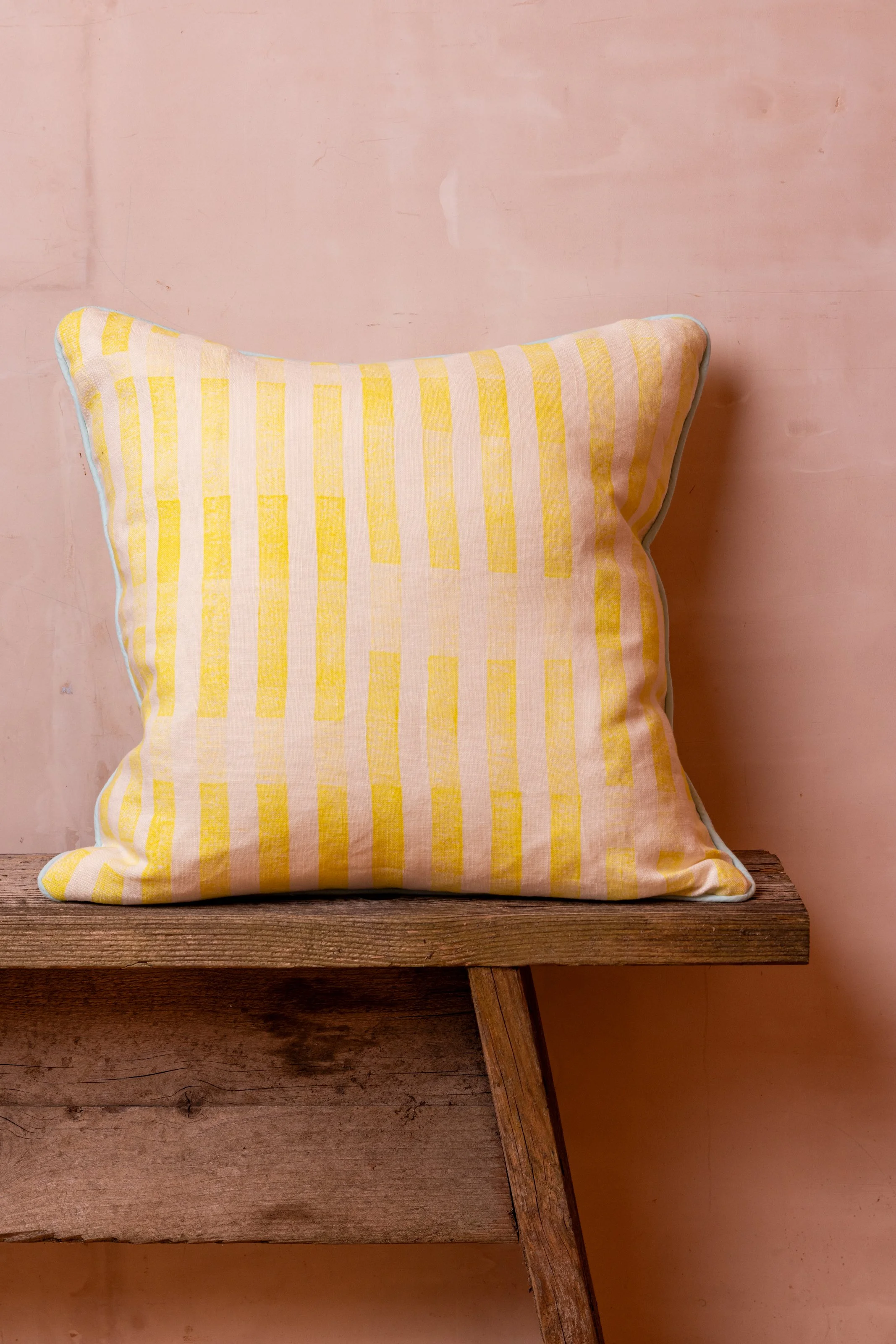 Lemon Broken Stripe