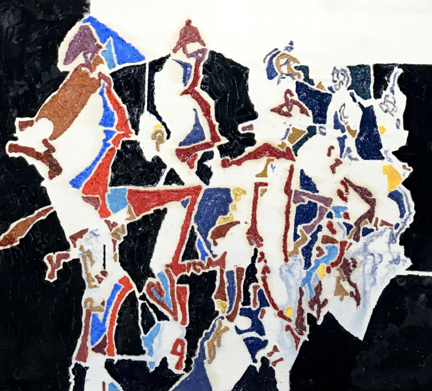 High Steppers. 2024. Oil on canvas. 100 x 70 cm.