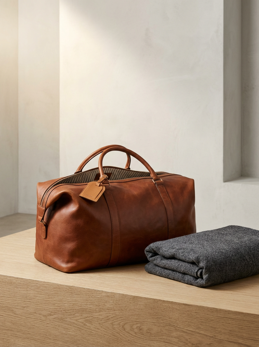 Leather Weekender Bag