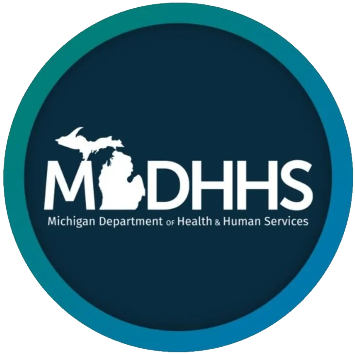 The logo for the Michigan Department of Health and Human Services