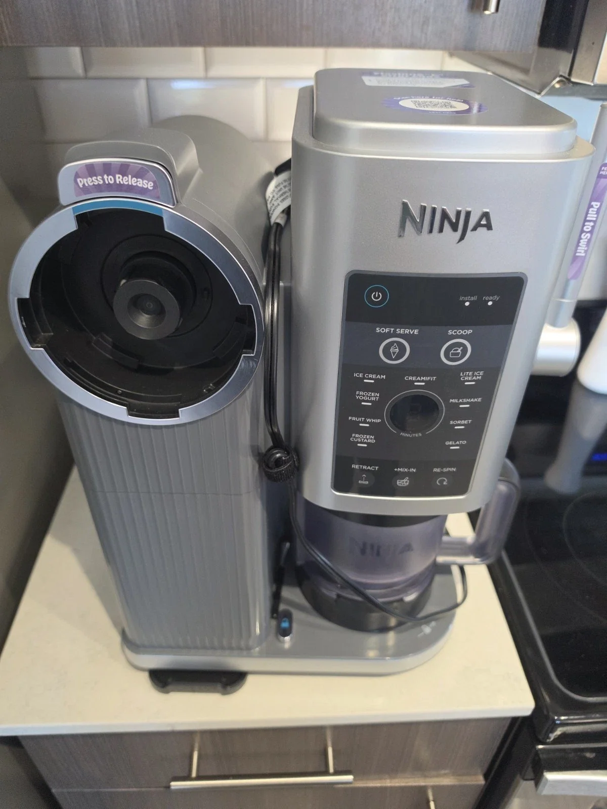 Ninja CREAMi Scoop and Swirl 13-in-1 Ice Cream and Soft Serve Maker