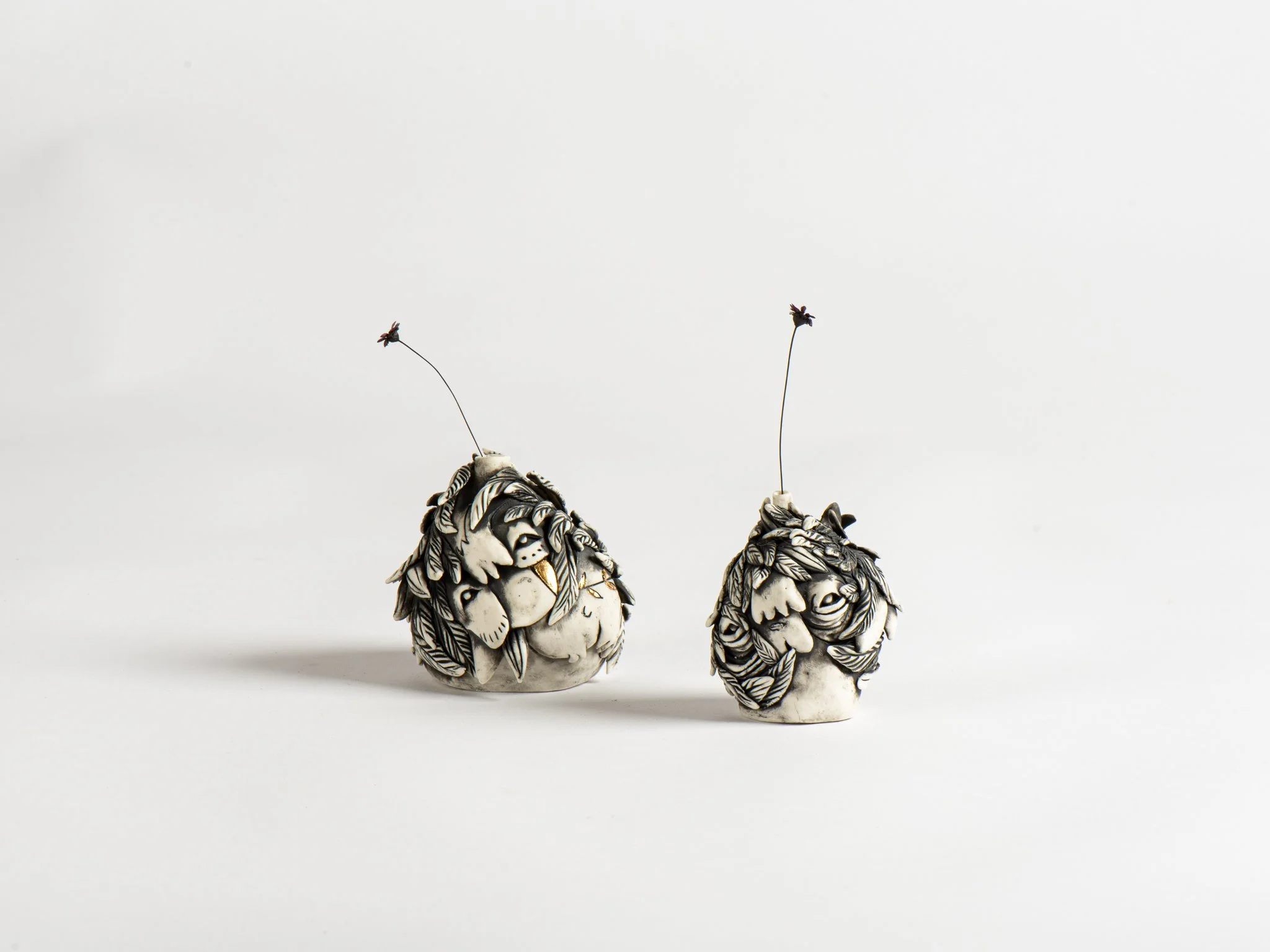 LB - Little bird sculptures