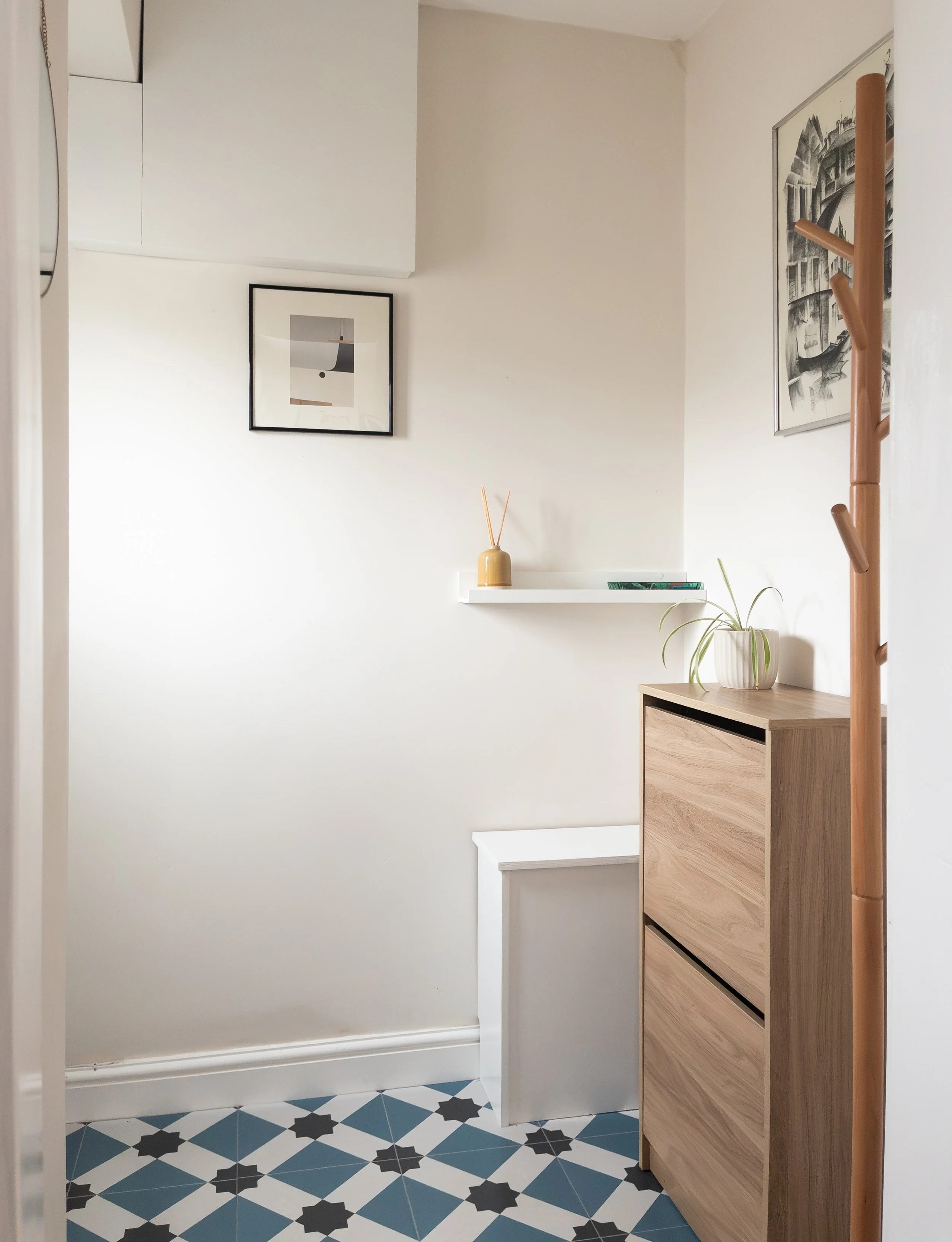 small modern vestibule
