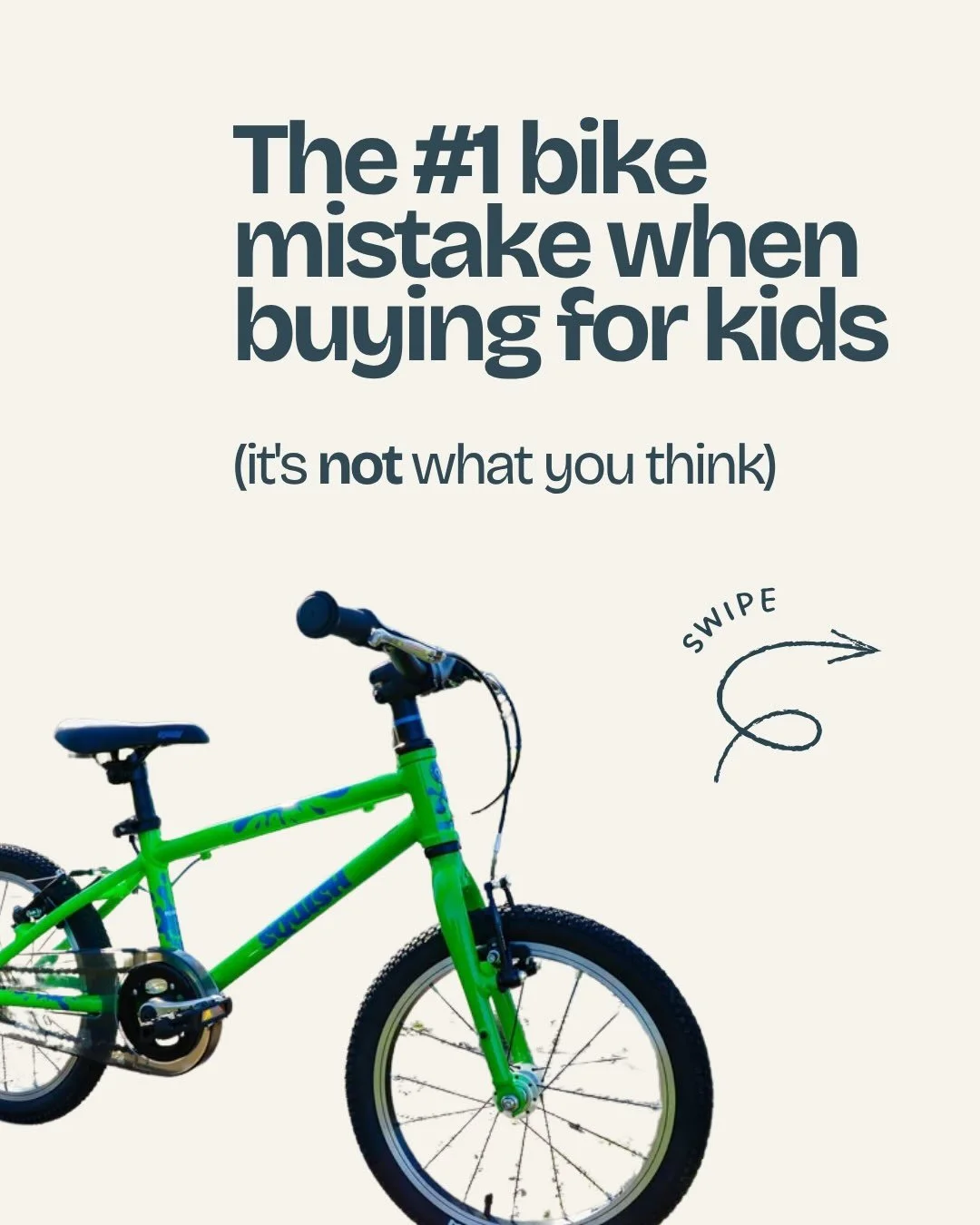 DO THIS ☝️ to measure the right size bike for your kids. 

We pride ourselves on the advice we give to our community. As ever, if you need any guidance buying bikes for your kids summer holiday, we are here to help. 

Just pop in and we will find you
