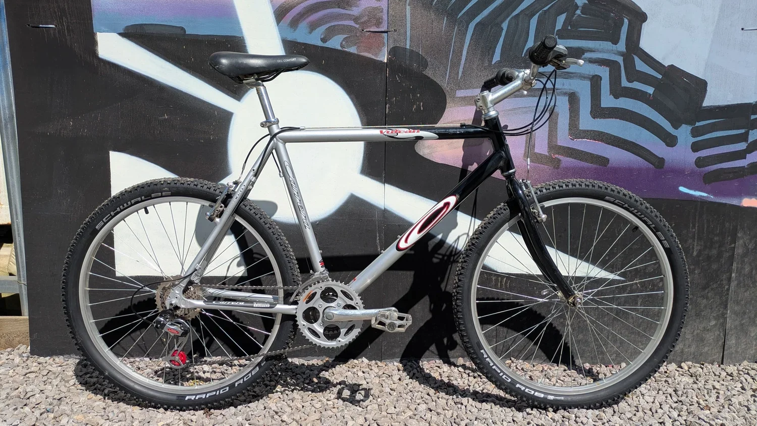 Carrera Vulcan Retro MTB Large Silver Black