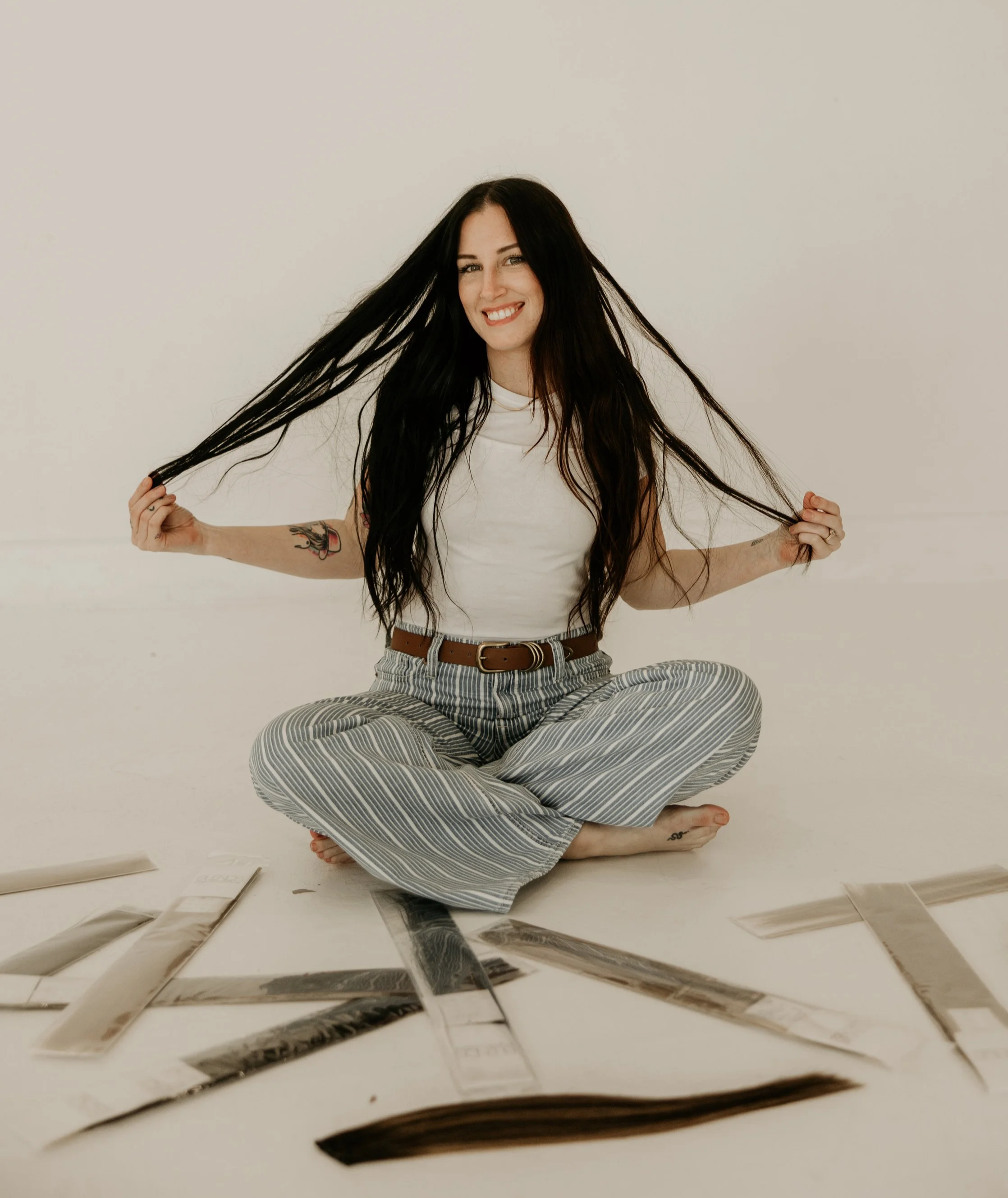 Madison Alaniz- The Last Bead Method™- an innovative hair extension installation technique designed to help stylists create cleaner, more precise, secure, and seamless luxury extension installations.