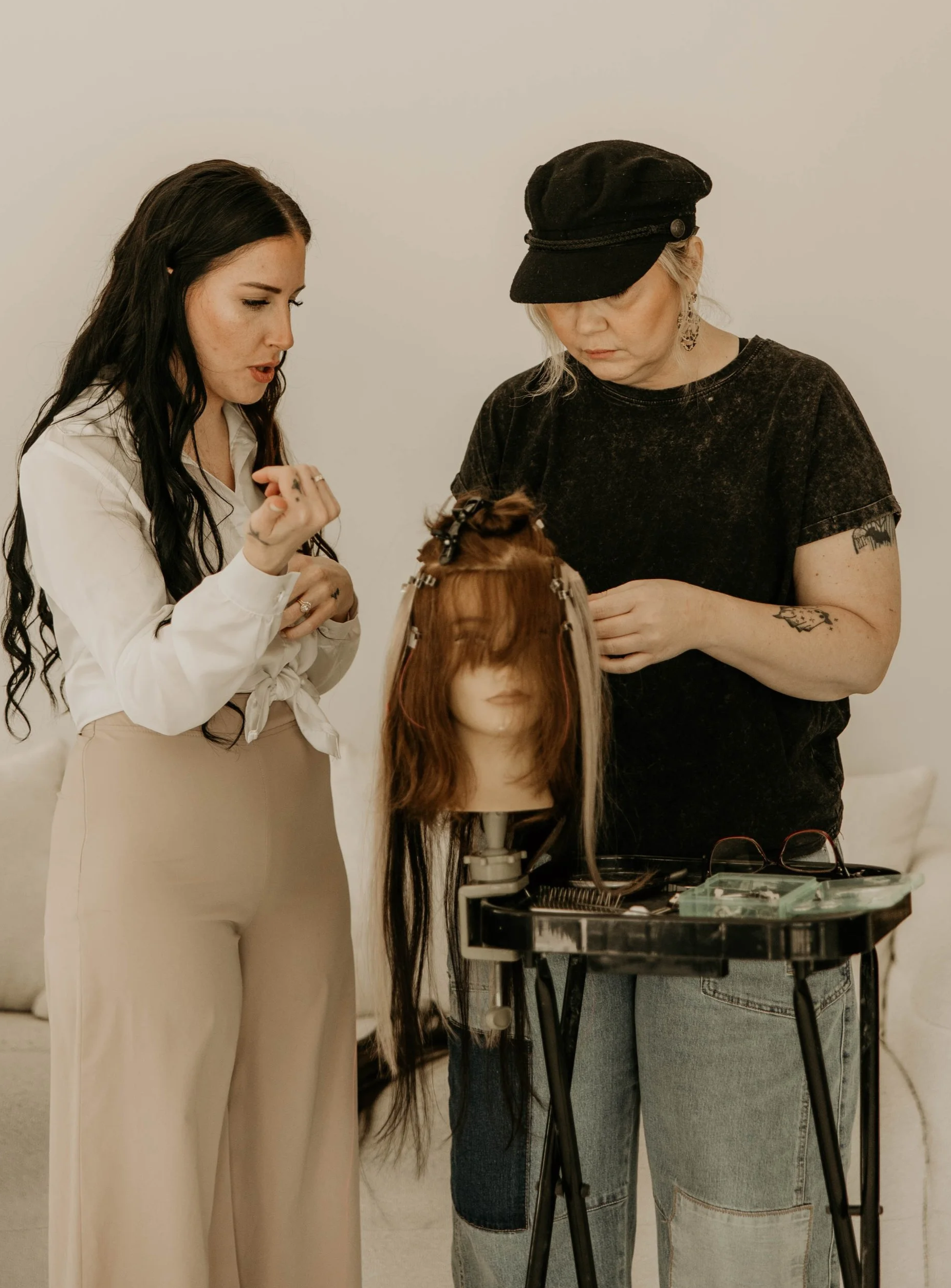 Owner and Founder of The Last Bead MethodTM, business goals, hair extensions, methods to installing extensions, education expert on installing hair extensions, class setting, teaching hair methods to extensions, grow your salon, hair technique