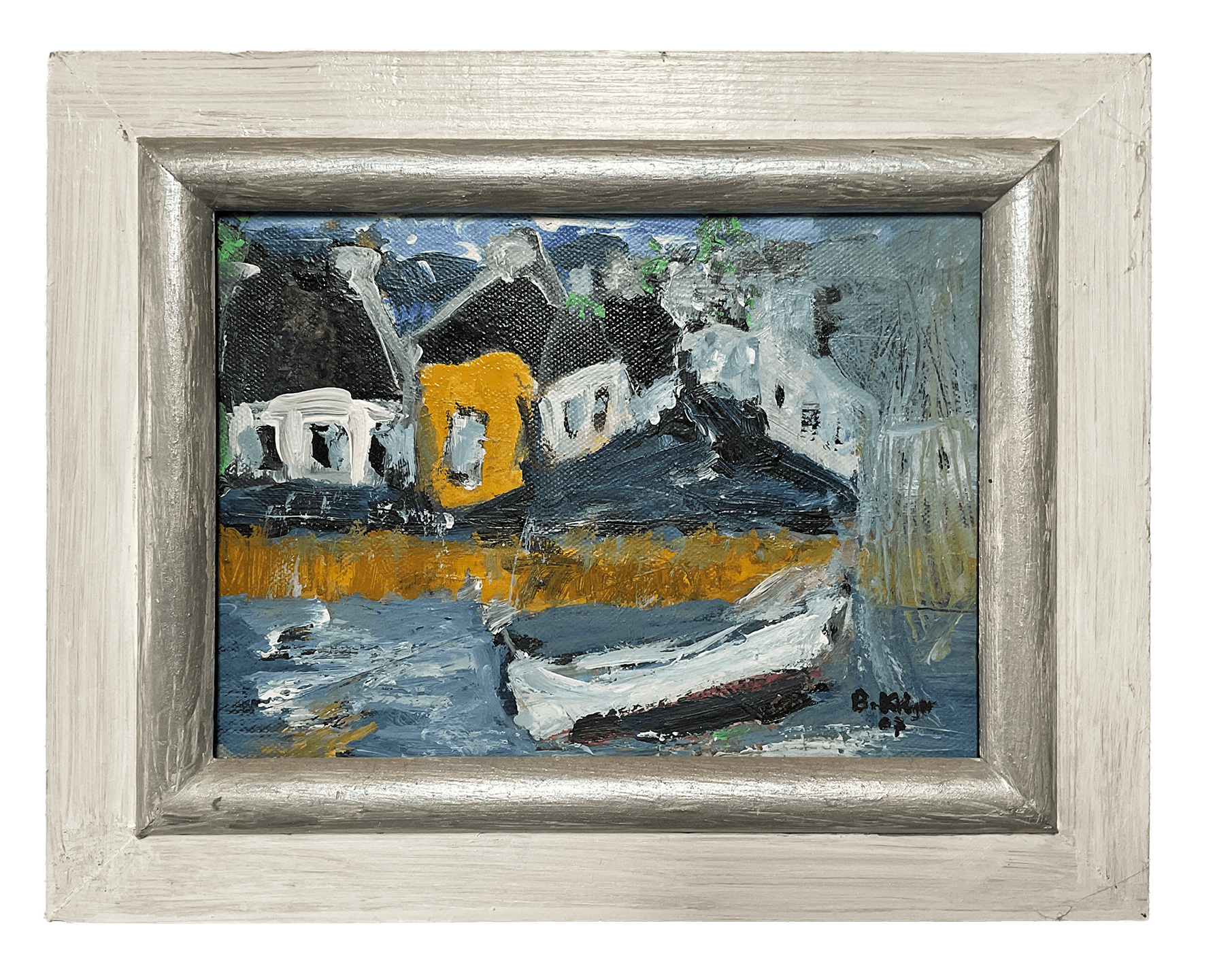 Bretonischer Hafen, XX x XX cm, Acryl