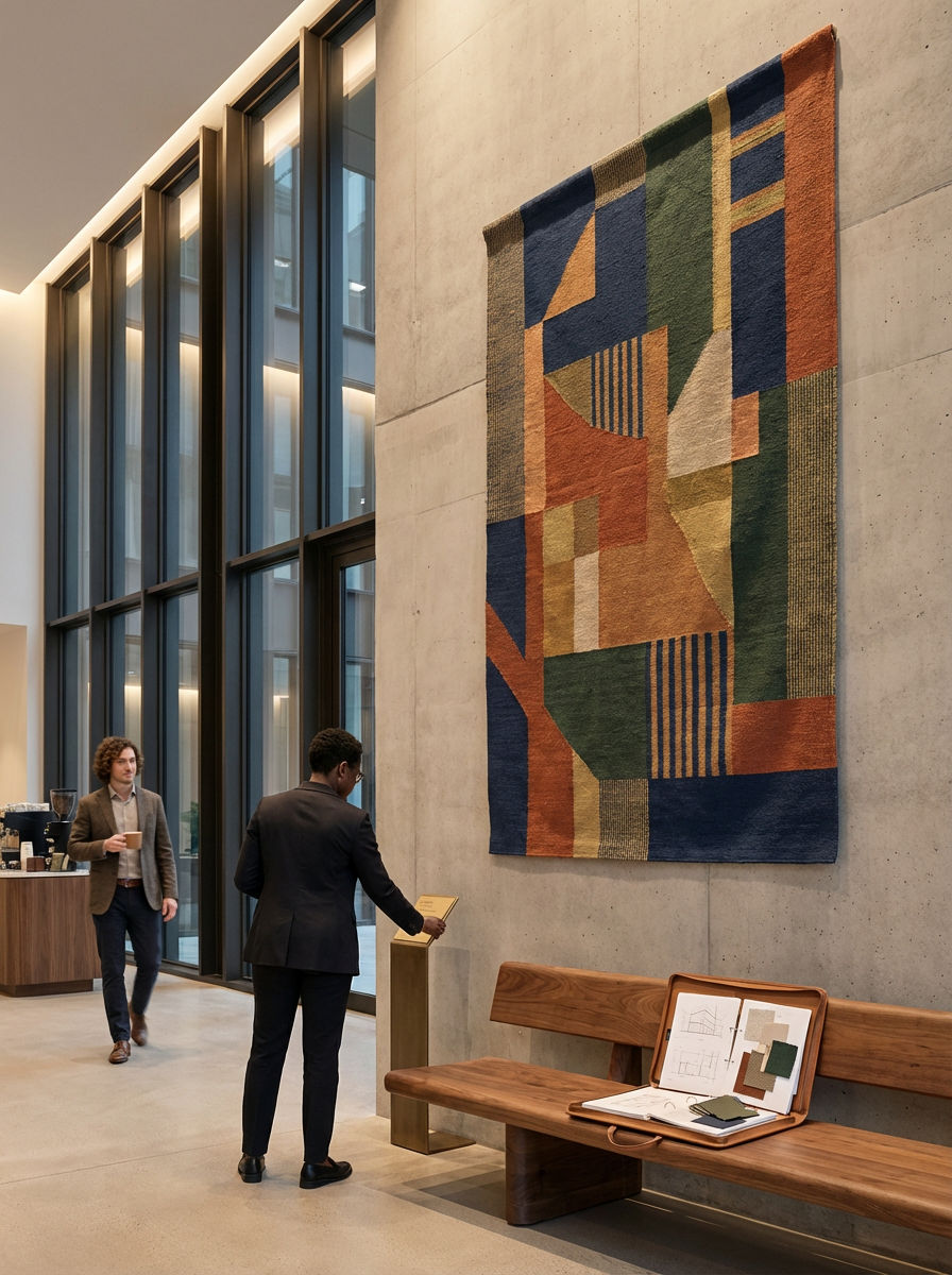 Custom Lobby Tapestries