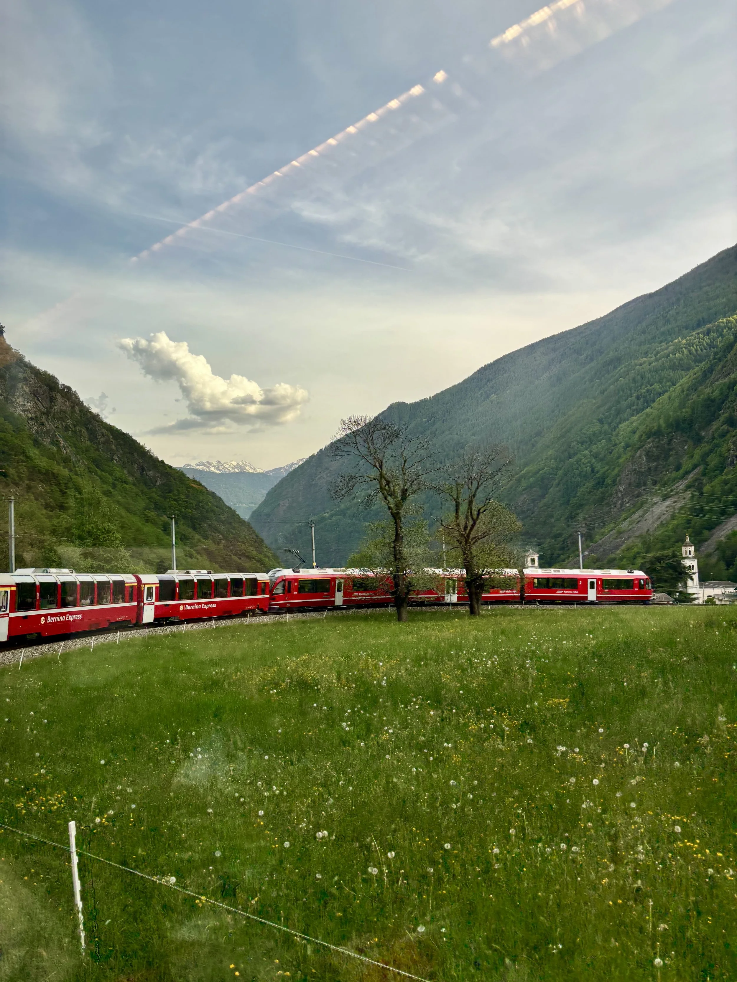 Brusio Spiral Viaduct, The Bernina Express, Switzerland