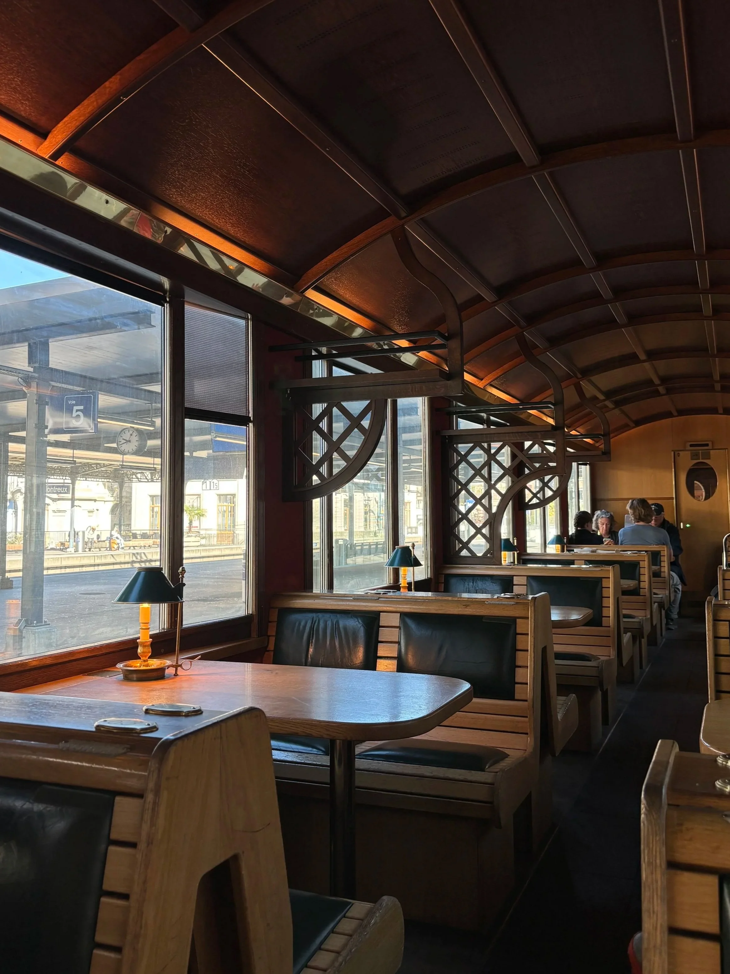 Art deco Belle Epoque carriage, GoldenPass train, Switzerland