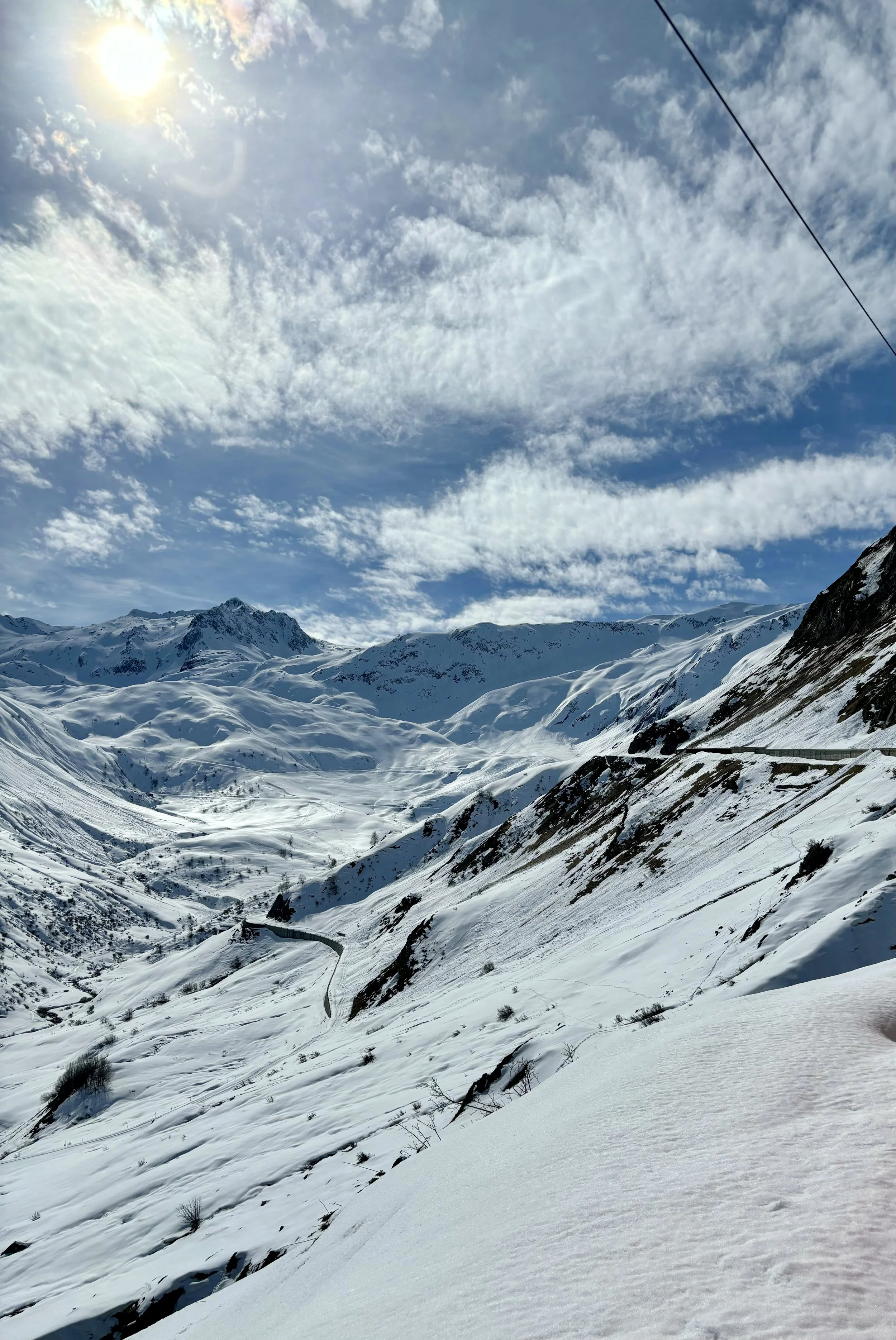 Glacier Express Train, Oberalp Pass, Switzerland