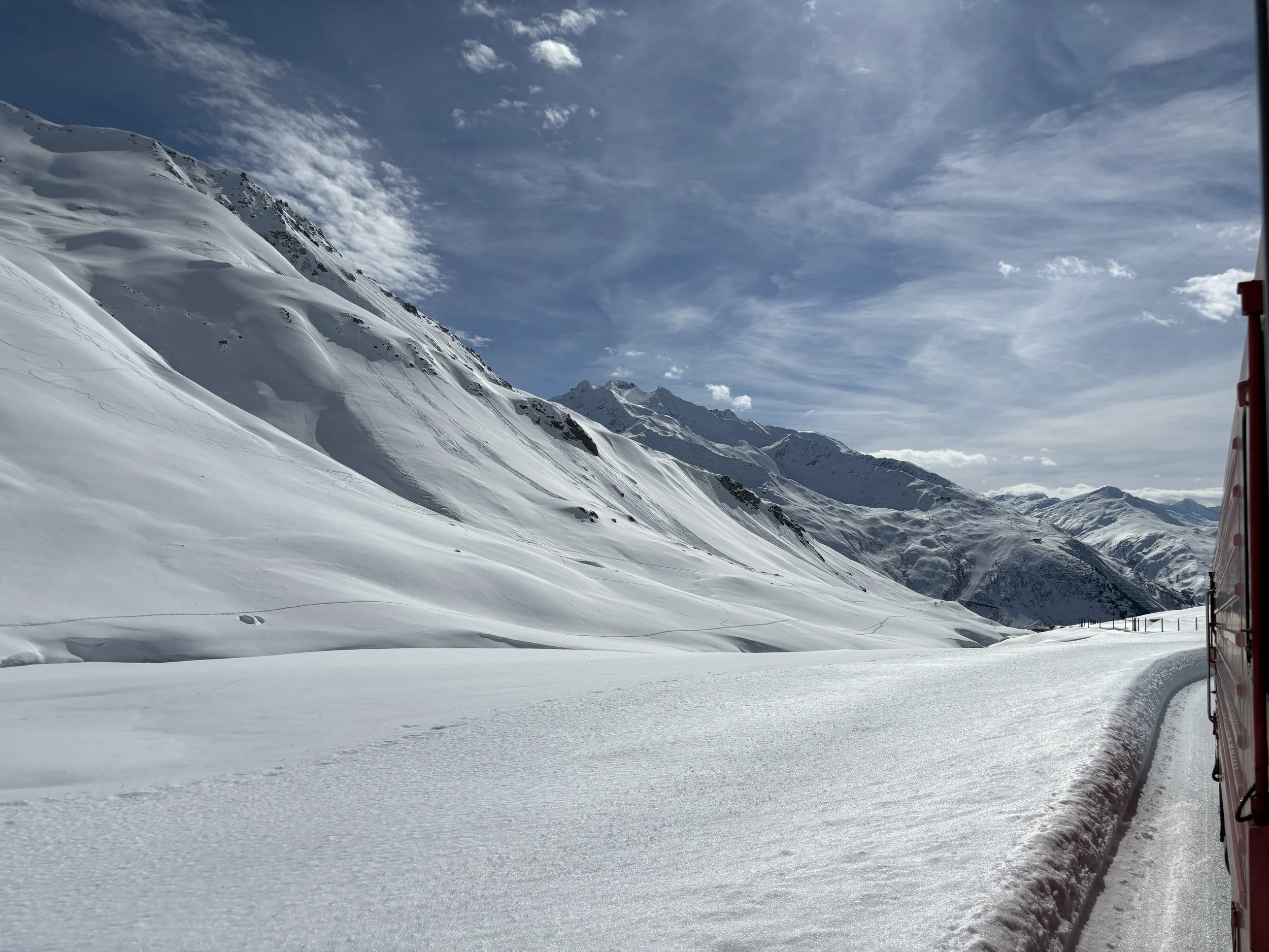 Oberalp Pass, The Glacier Express, Switzerland