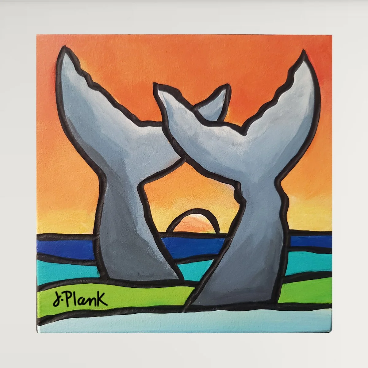 Origial Art - 6" Whale