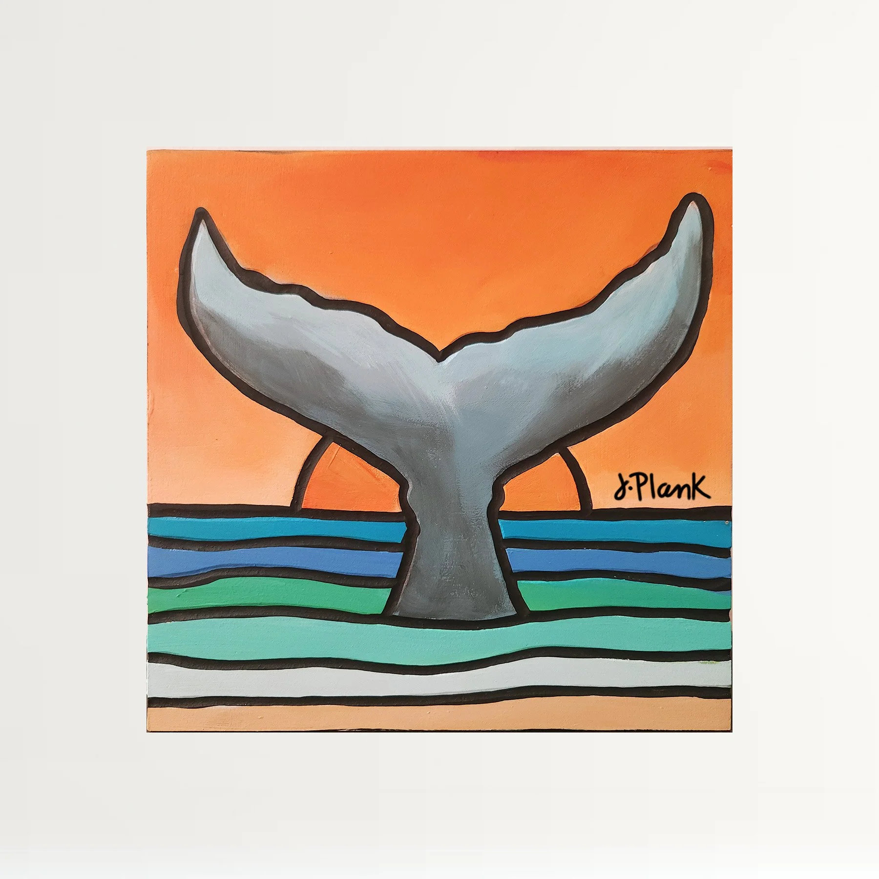 Origial Art - 8" Whale