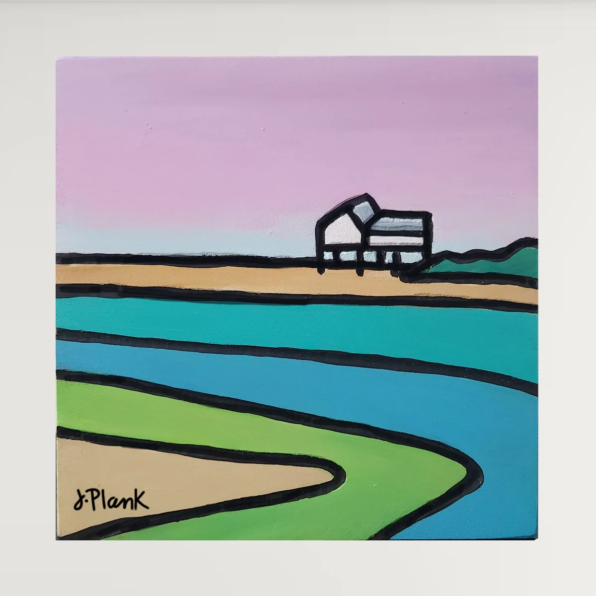 Origial Art - 6" Beach Cottage