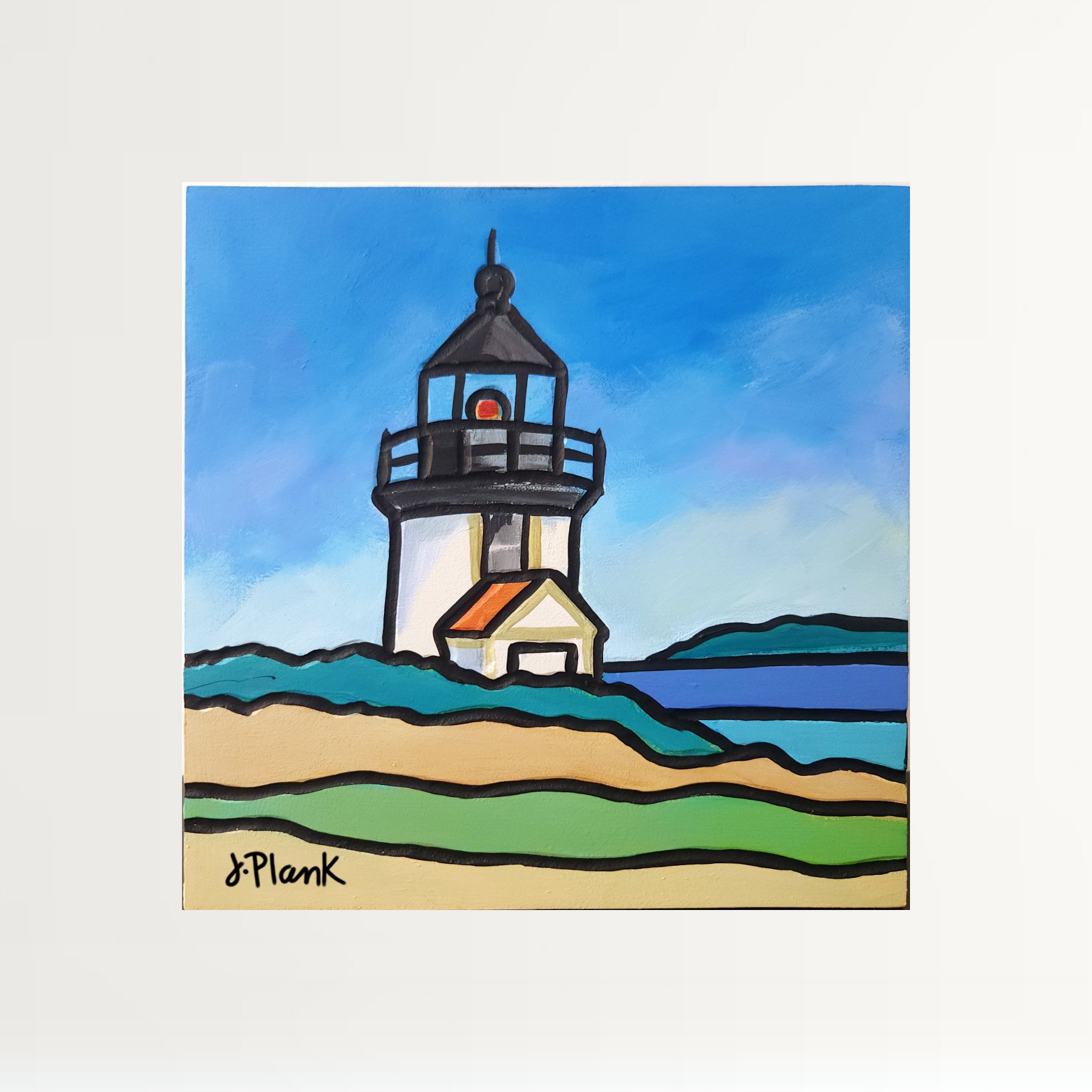 Origial Art - 8" Lighthouse
