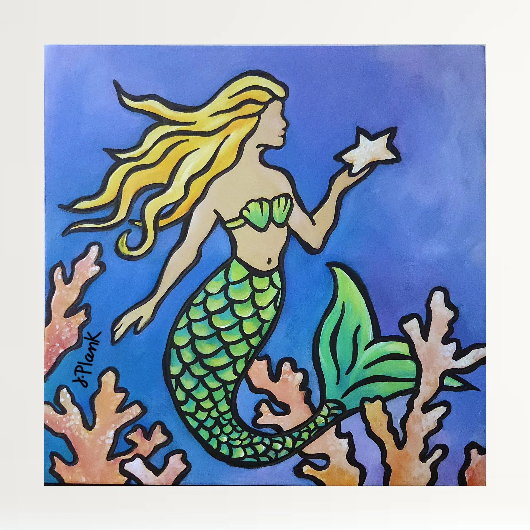 Origial Art - 12" Mermaid