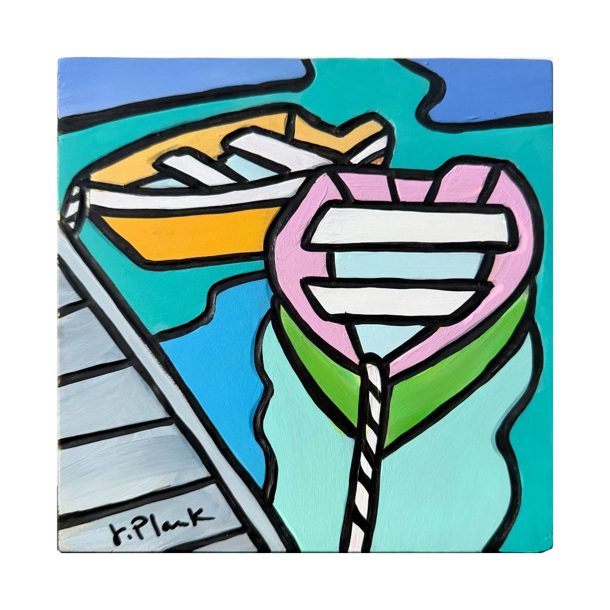 Origial Art - 6" Rowboats