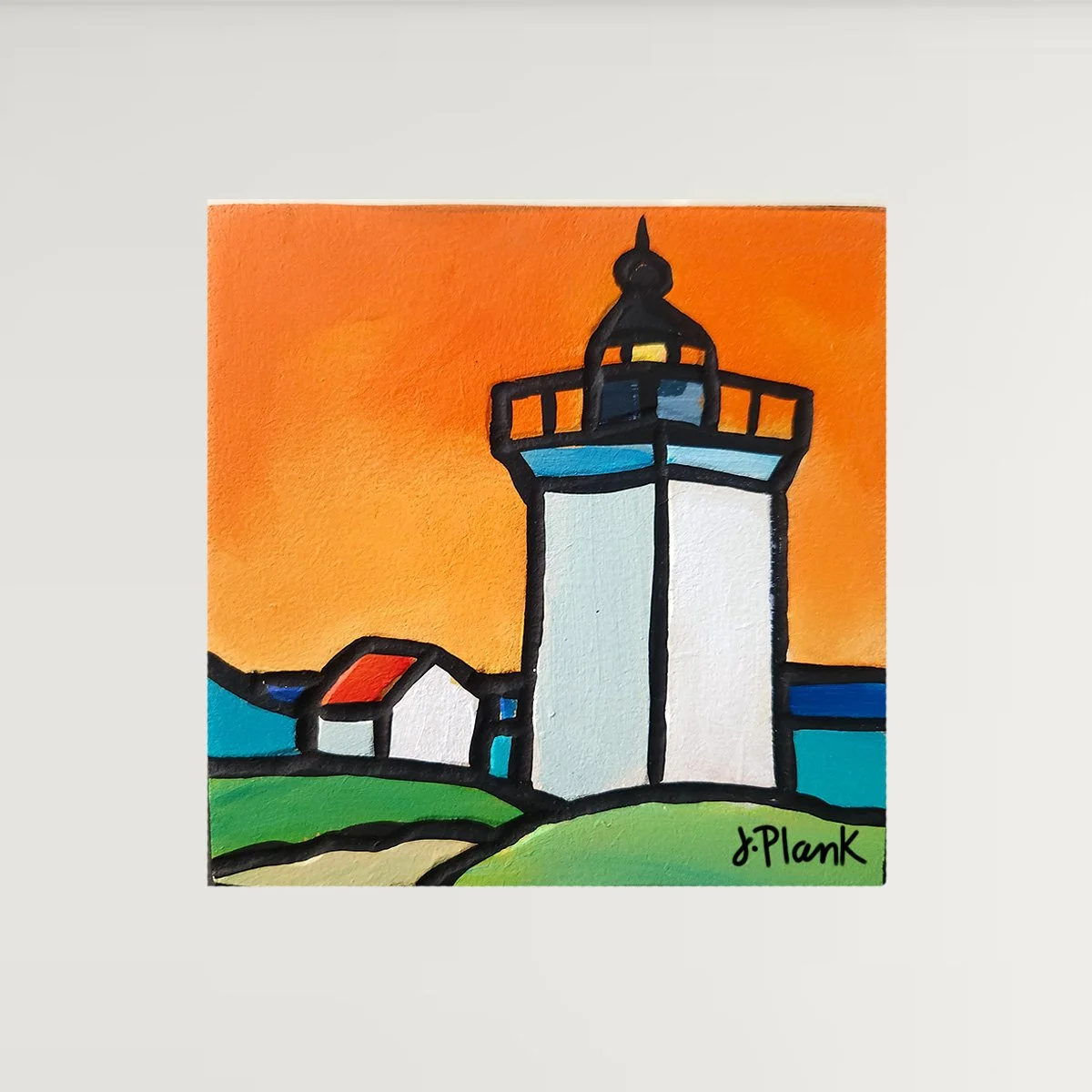 Origial Art - 4" Lighthouse