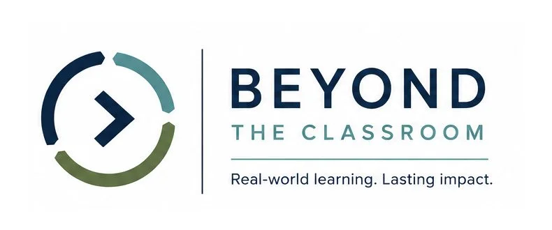 Logo for Beyond the Classroom with the tagline "Real-world learning. Lasting impact."