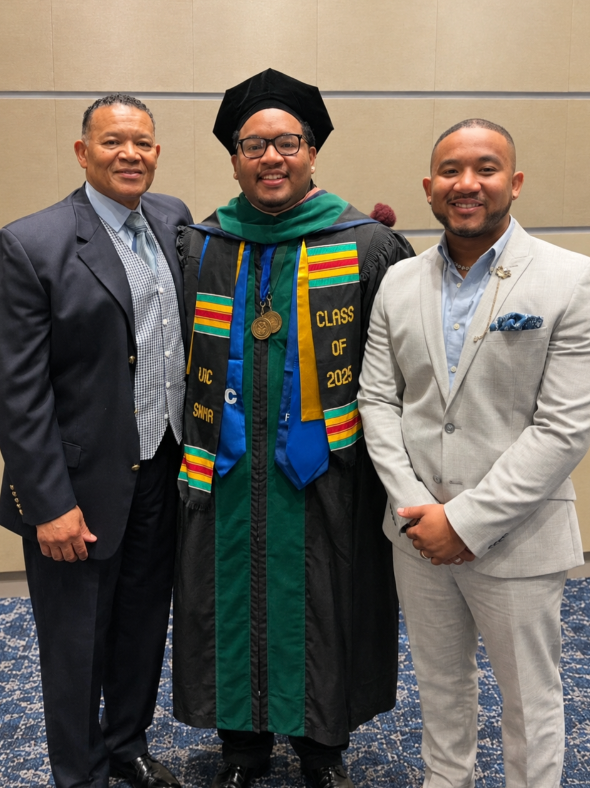 Kalvin, Kenichi, Masayoshi- UIC College of Medicine Graduation, May 2025