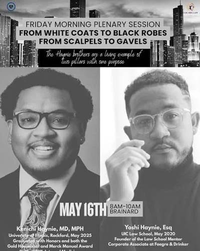 FROM WHITE COATS TO BLACK ROBES FROM SCALPELS TO GAVELS, May 6, 2025