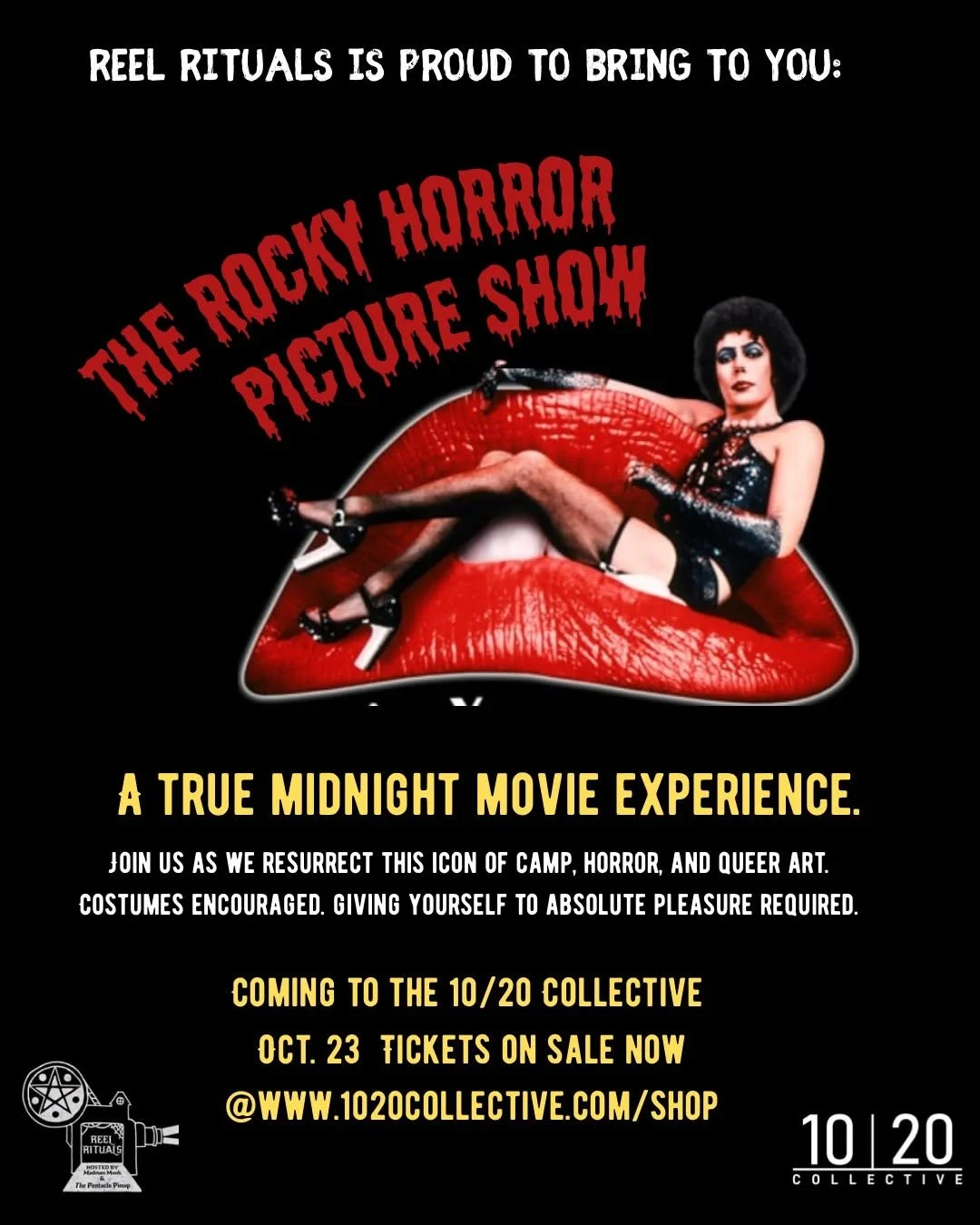 Rocky Horror Picture Show with Reel Rituals: Authentic Midnight Screening