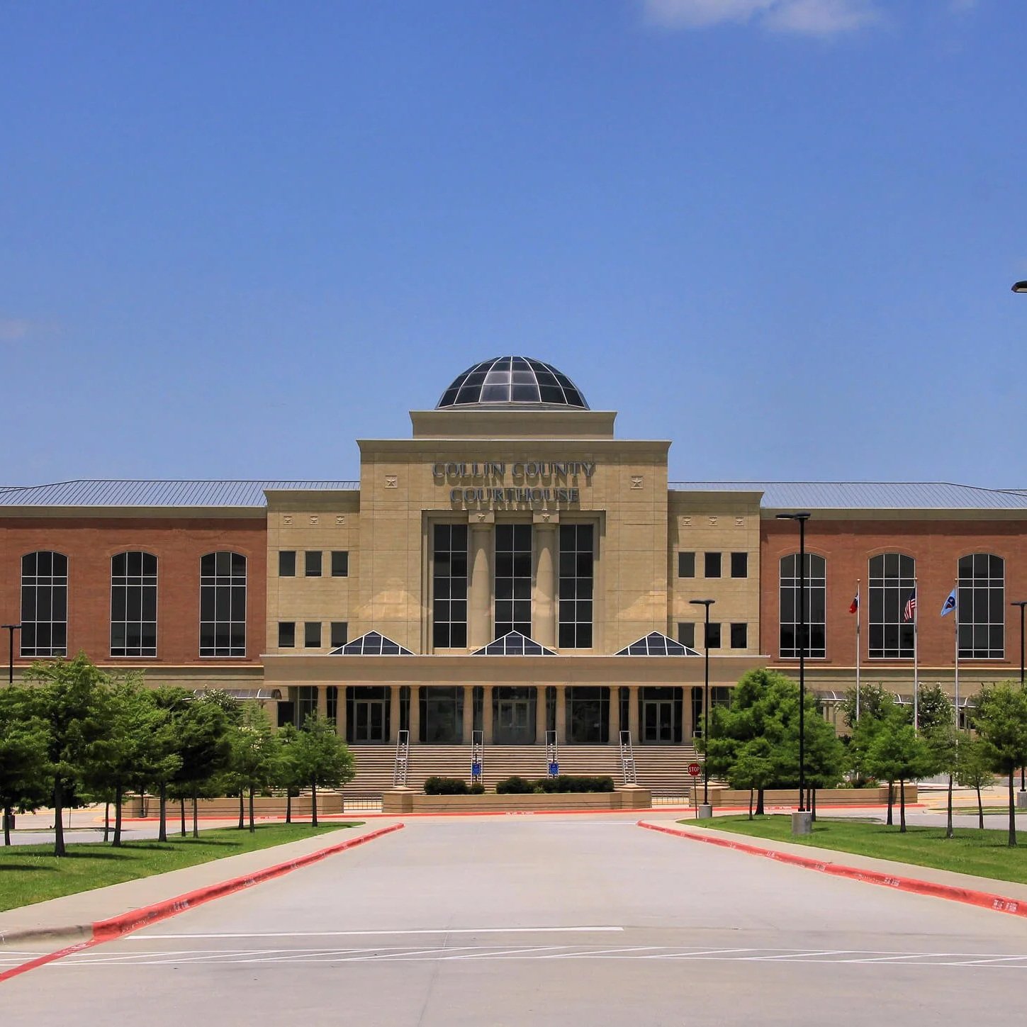 Collin County Courthouse building located in downtown McKinney, TX