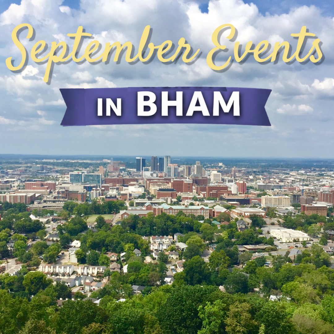 September 2026 Events in Birmingham, Hoover and Pelham, AL