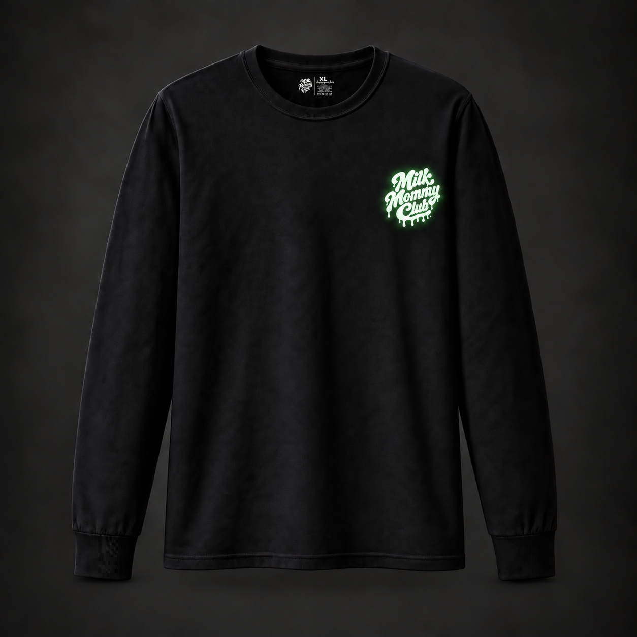Black long-sleeve shirt with discreet neck label-3.png