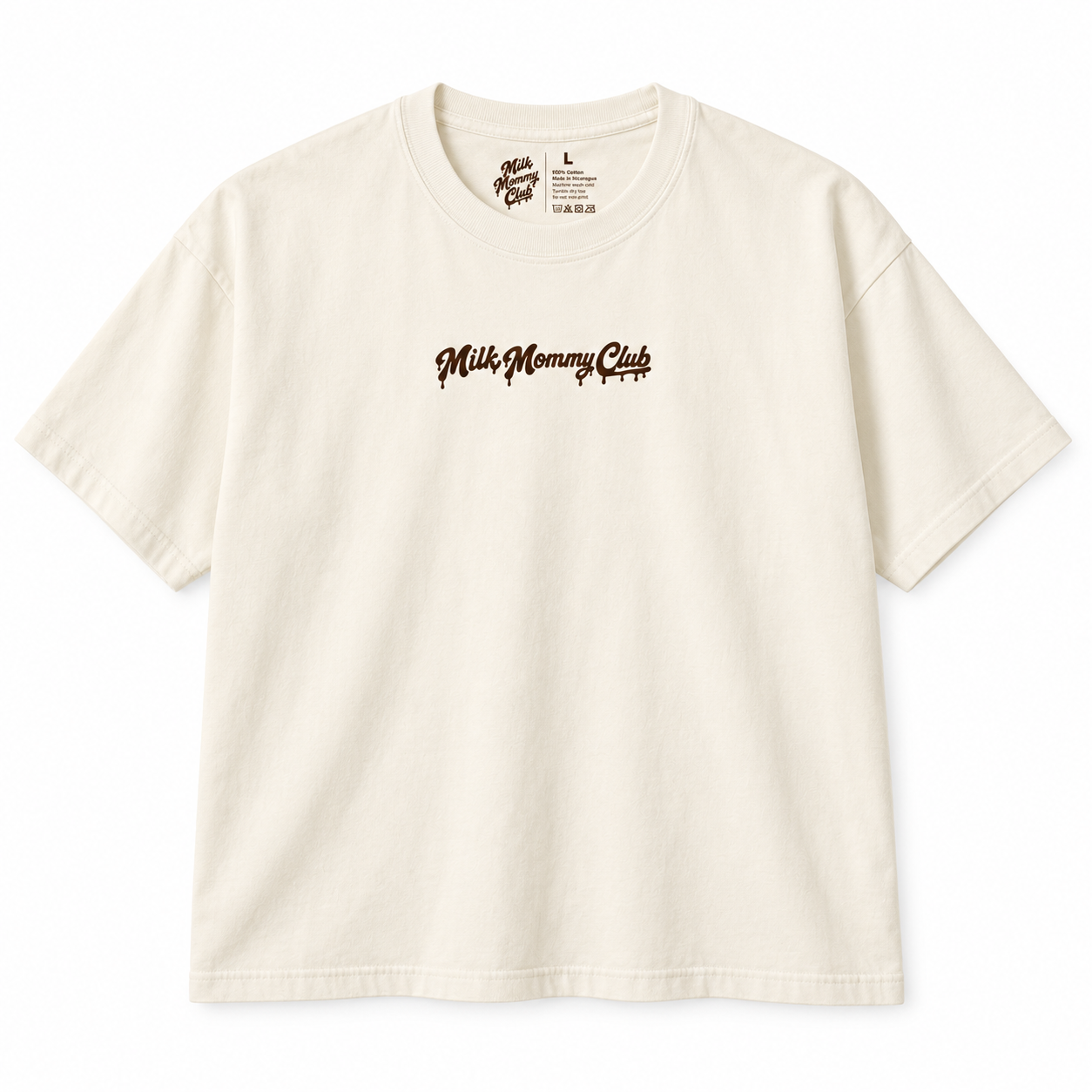 The Everyday Boxy Club Tee in Cream