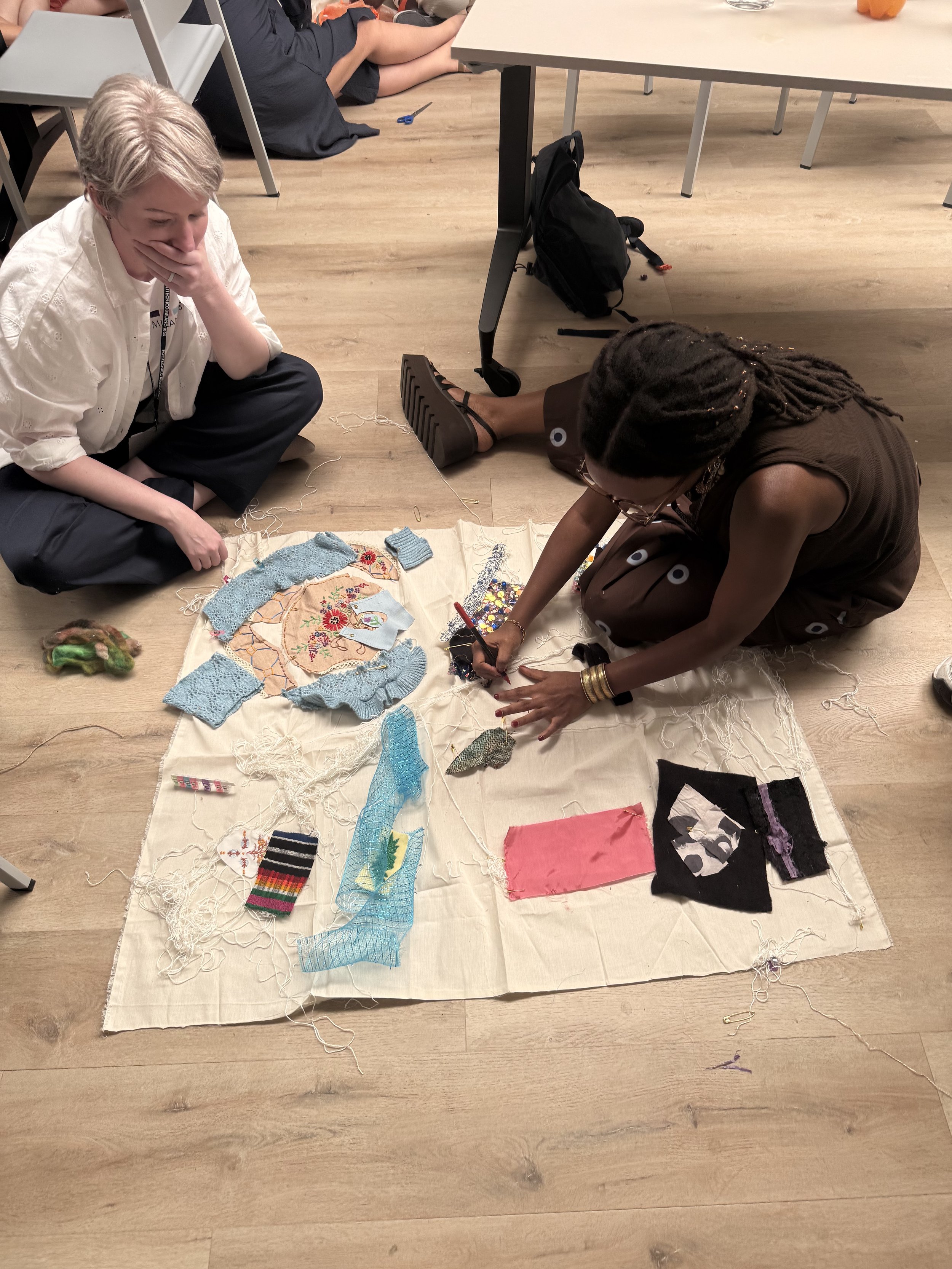 Teams making their future fabric cloth