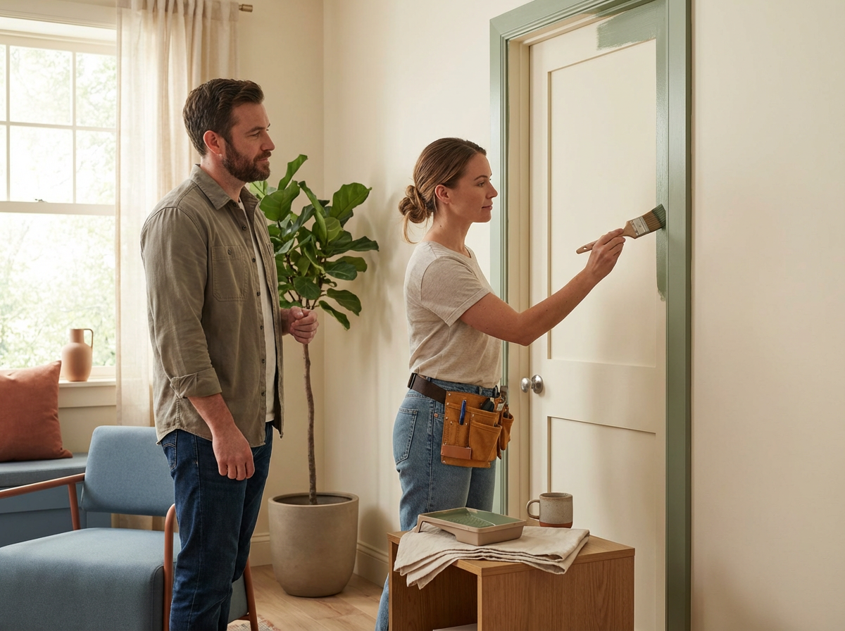 Door Trim Painting