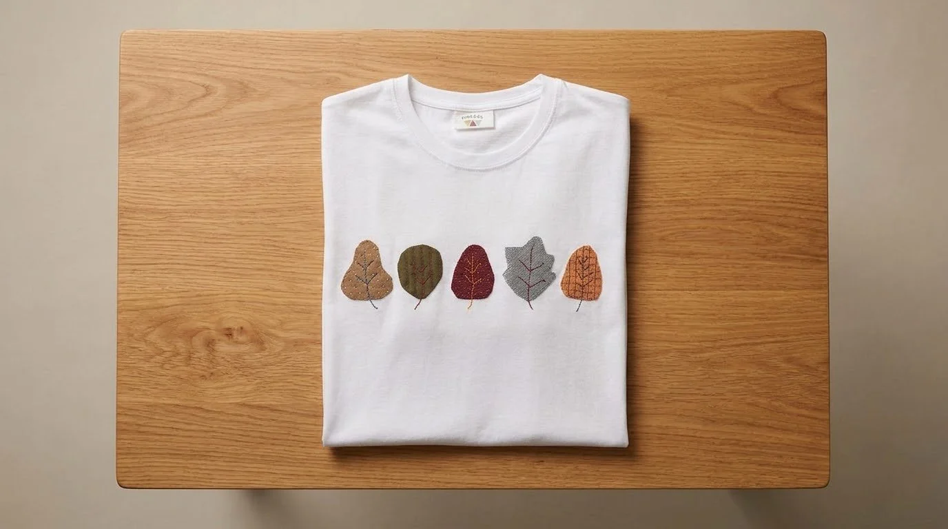 Camiseta Hombre Hojas otoñales
