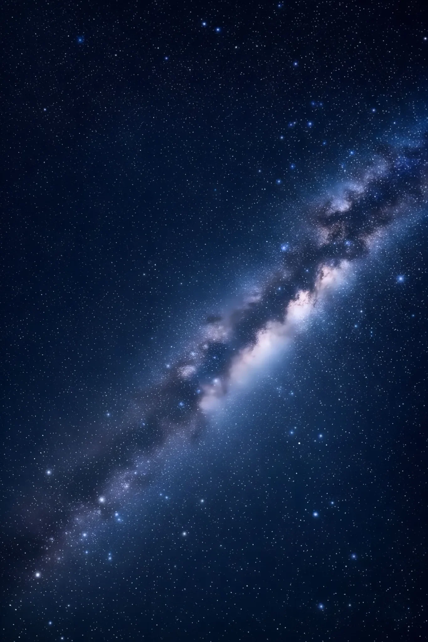 A vast view of the night sky filled with countless stars and the bright band of the Milky Way galaxy.