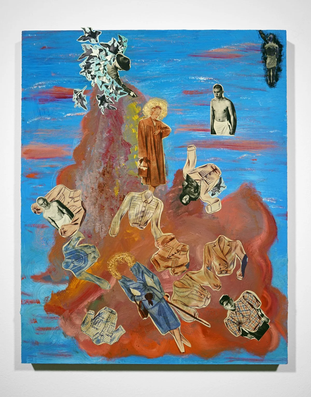 "for all the sins of men", 20th-21st century mixed media materials - 20" x 30", $1850