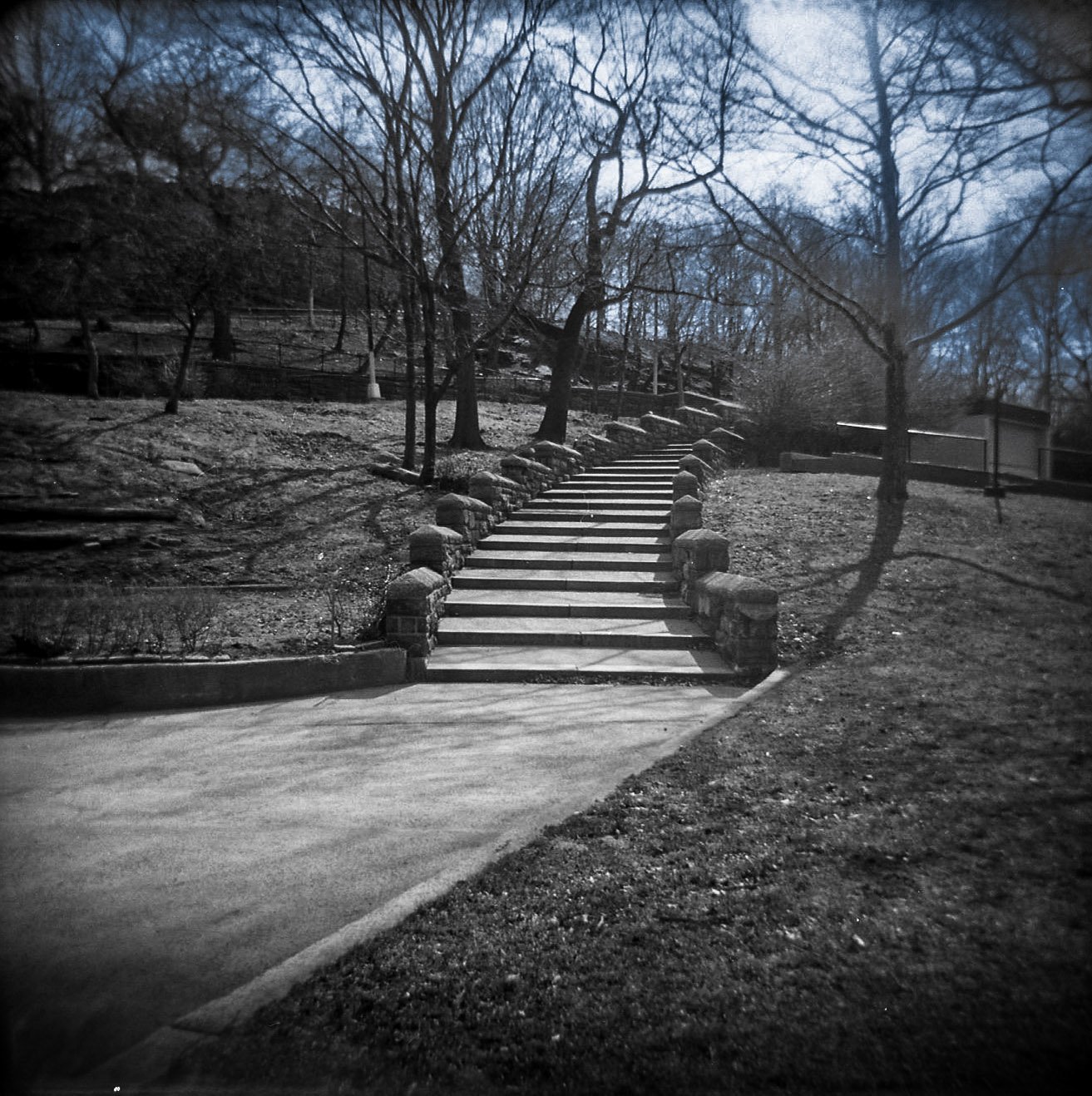 Marcus Garvey Park Staircase   2001
13 X 19 inches 
Pigment Ink on Archival Paper