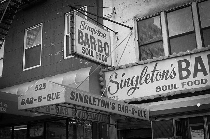 Singleton's Bar B Que   1997
13 X 19 inches 
Pigment Ink on Archival Paper