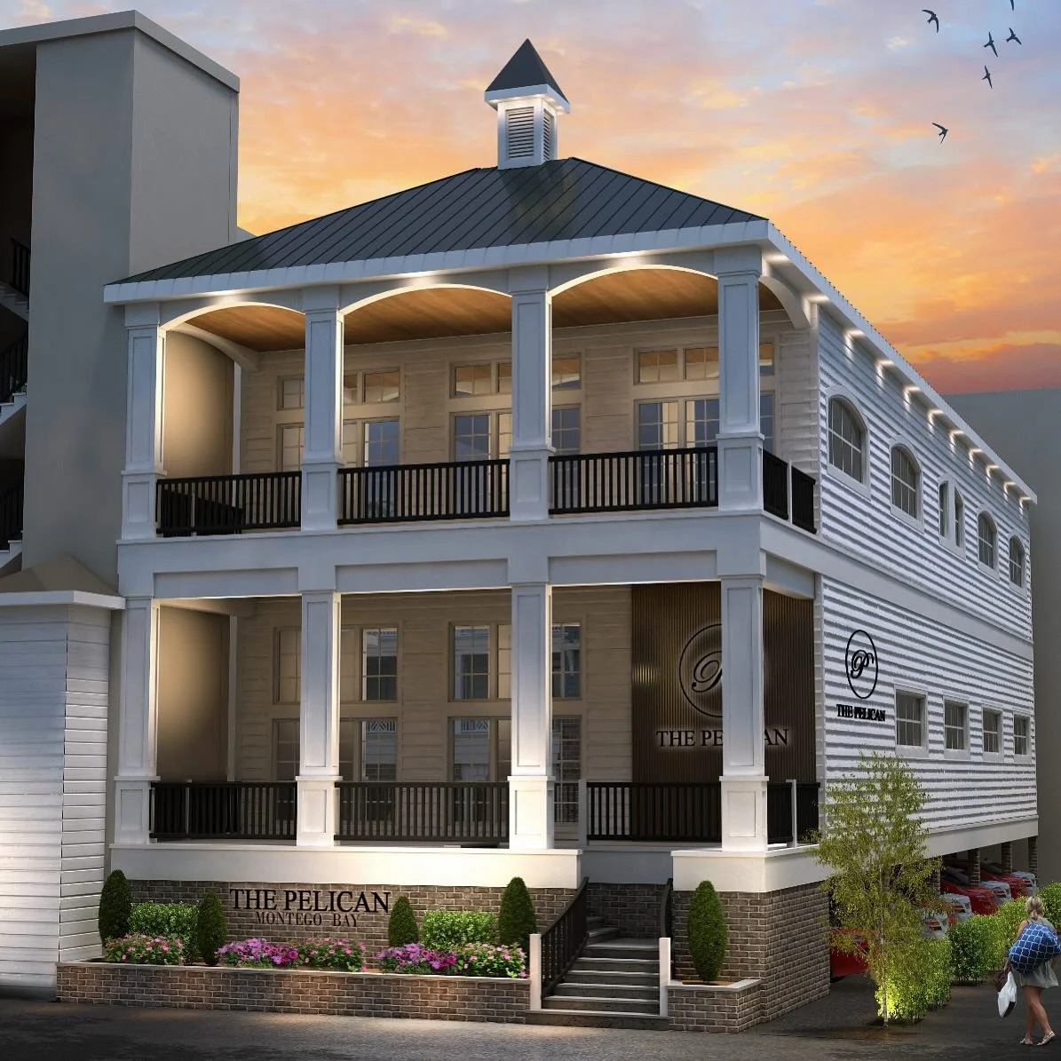 Meet The Pelican at Montego Bay. 🤍

We&rsquo;re so excited to share the first look at our vision.
The Pelican is a private event venue designed to host weddings and special events for up to 200 guests, adjacent to the North Wildwood Boardwalk. This 