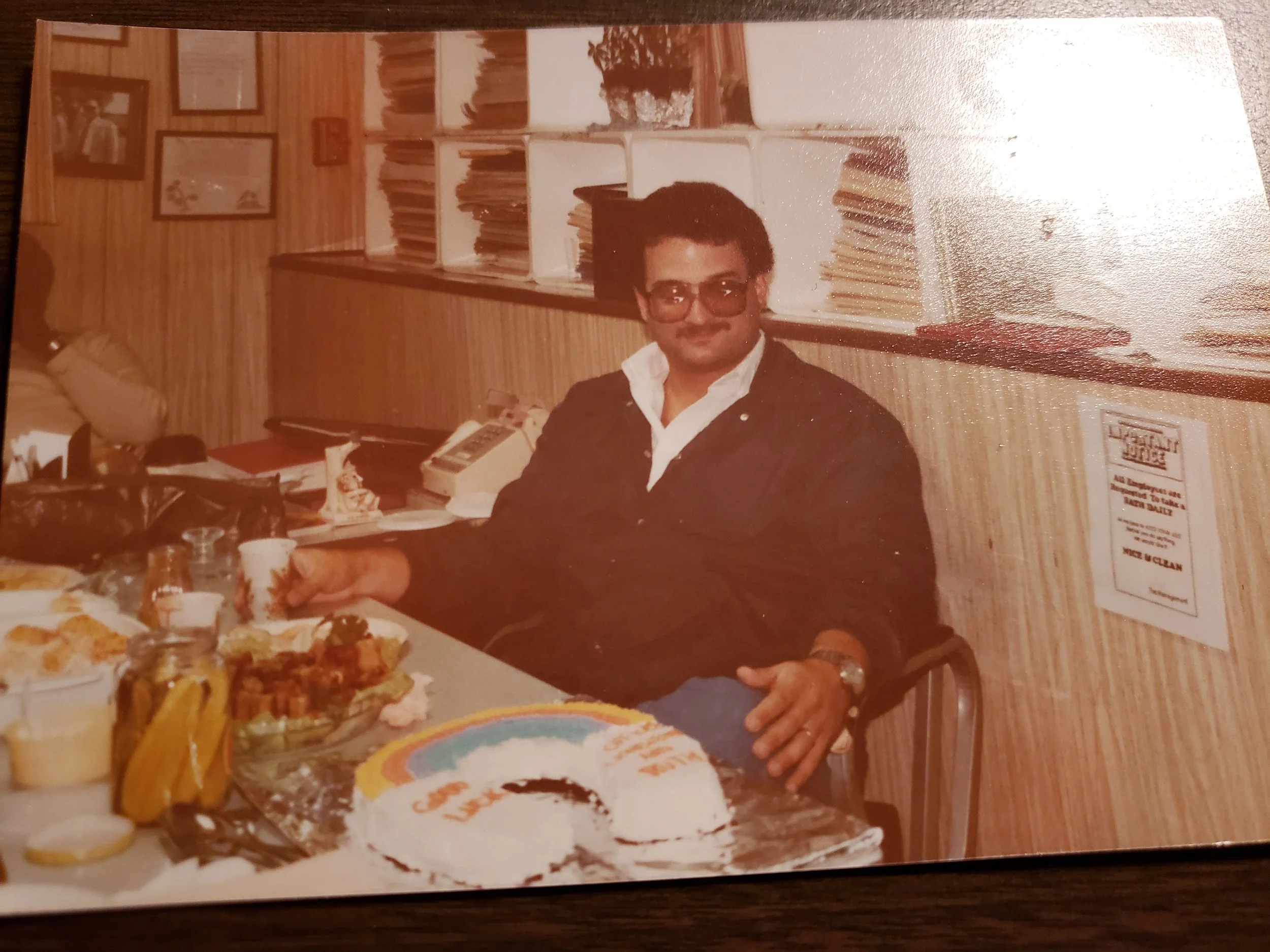 1983 - My last day in my office at the Navy Exchange