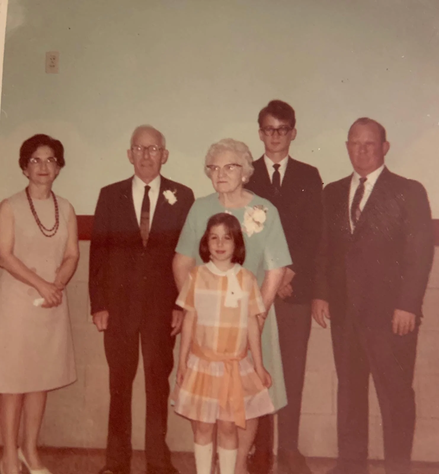1971 - William and Katherine's 50th wedding anniversary. I'm 14 and Beth is 8