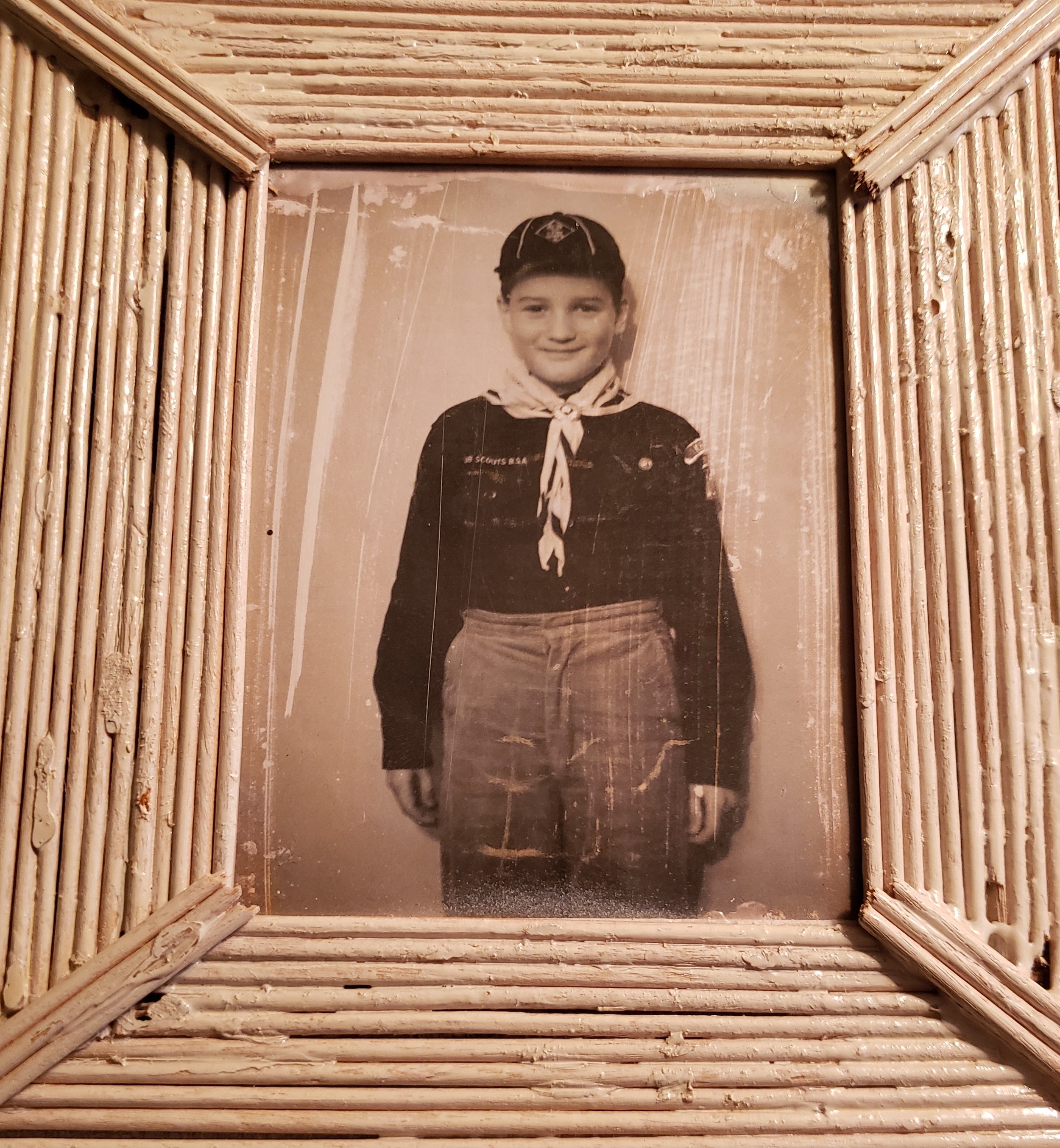 1965 - 8 years old
My first uniform and I also made that frame