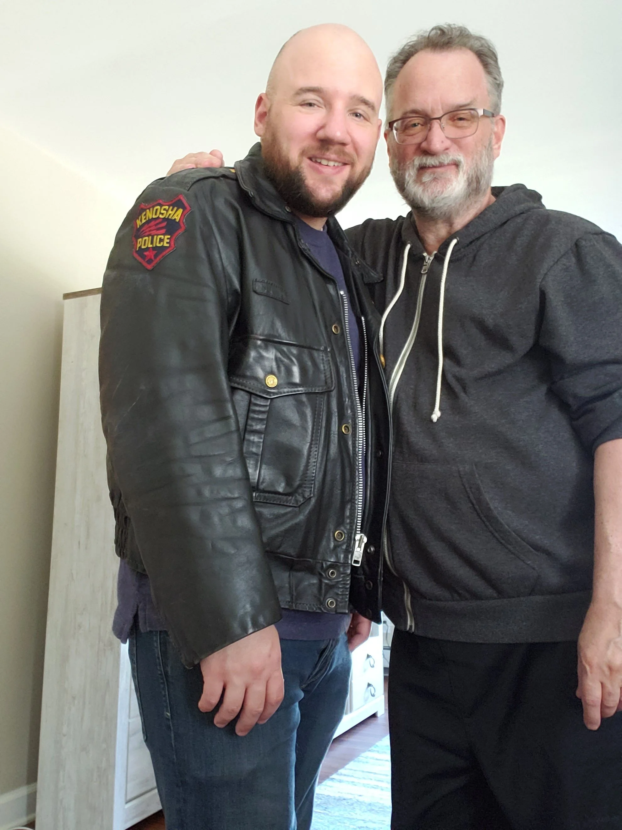 Same jacket...a lot of years later. This time it fit!