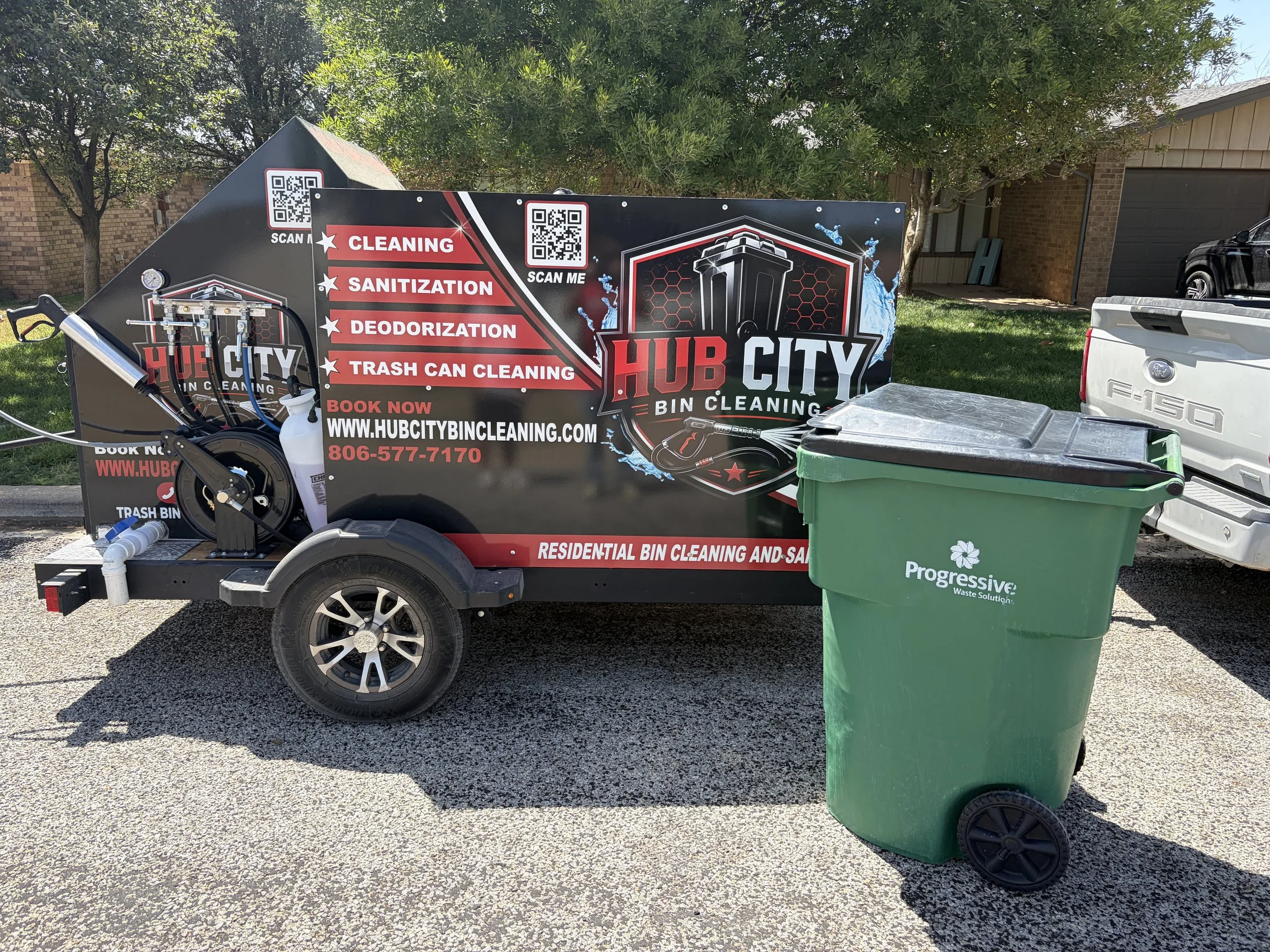 Monthly Bin Cleaning (3 Bins or less for $25) (Best Value)