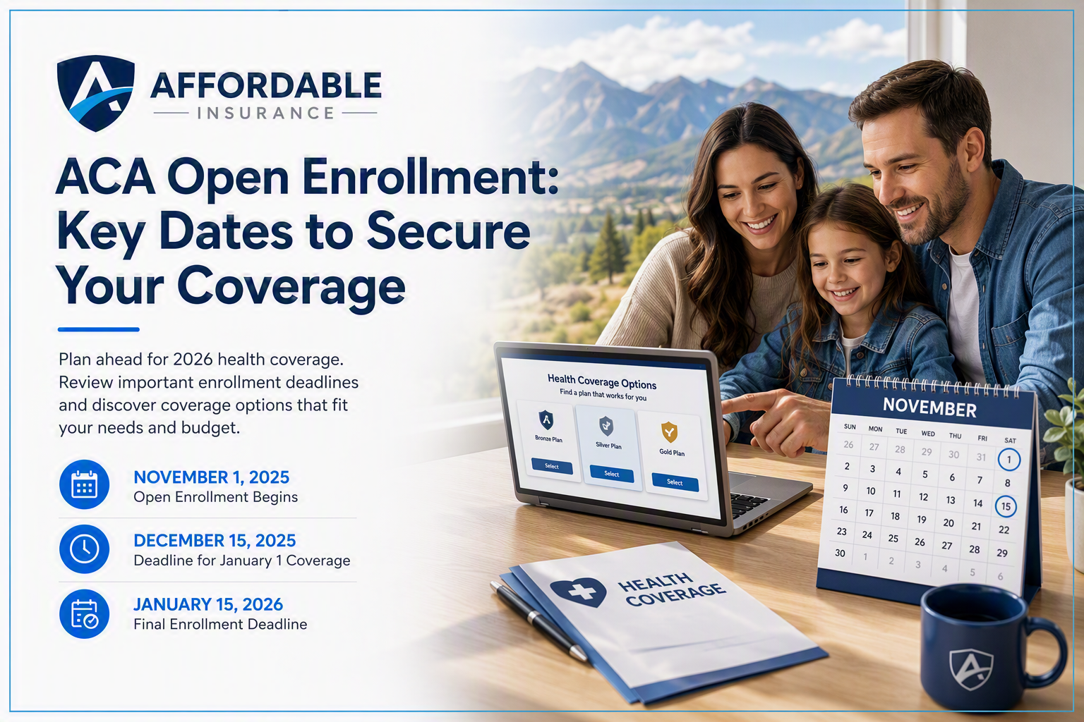 ACA Open Enrollment: Key Dates to Secure Your Coverage