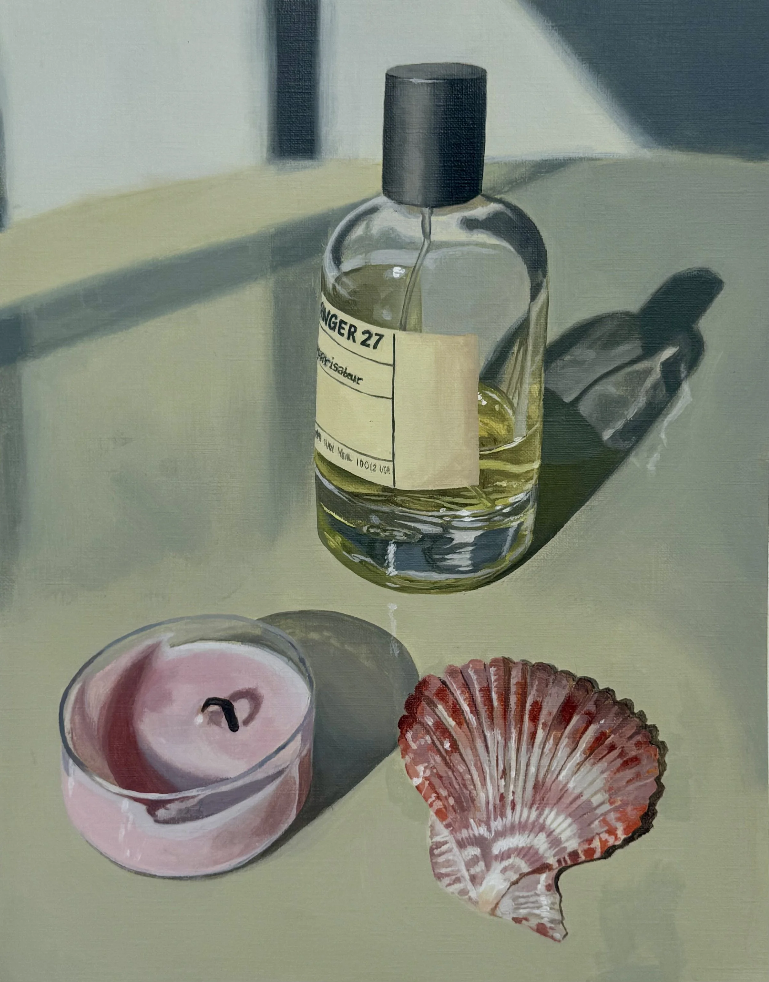 Scent, acrylic on canvas paper, 2026, 14x11"