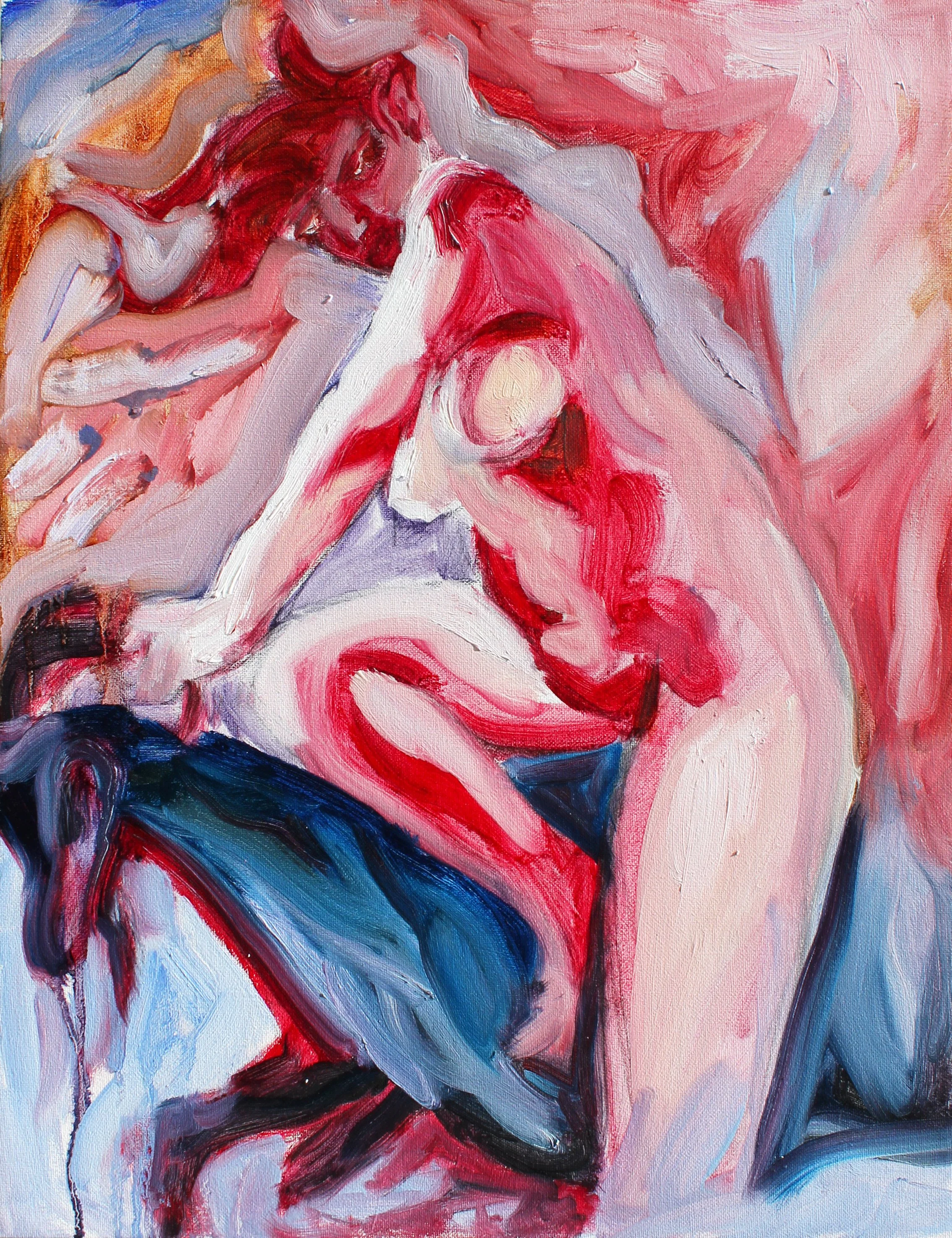 'Tis rigor, not law, 2020, oil on canvas
